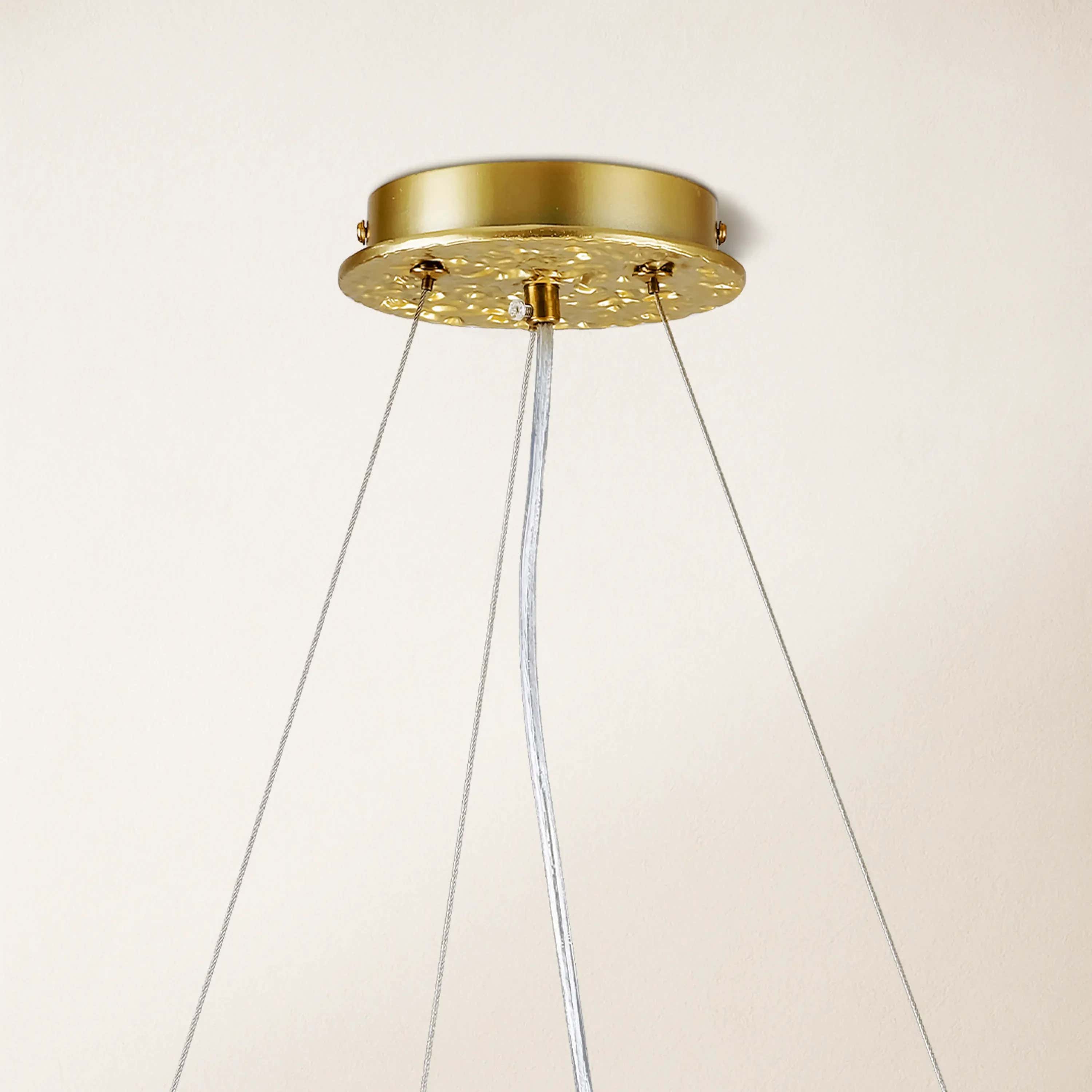 Lustre Branches Crystal Round Chandelier for All Rooms 40"D