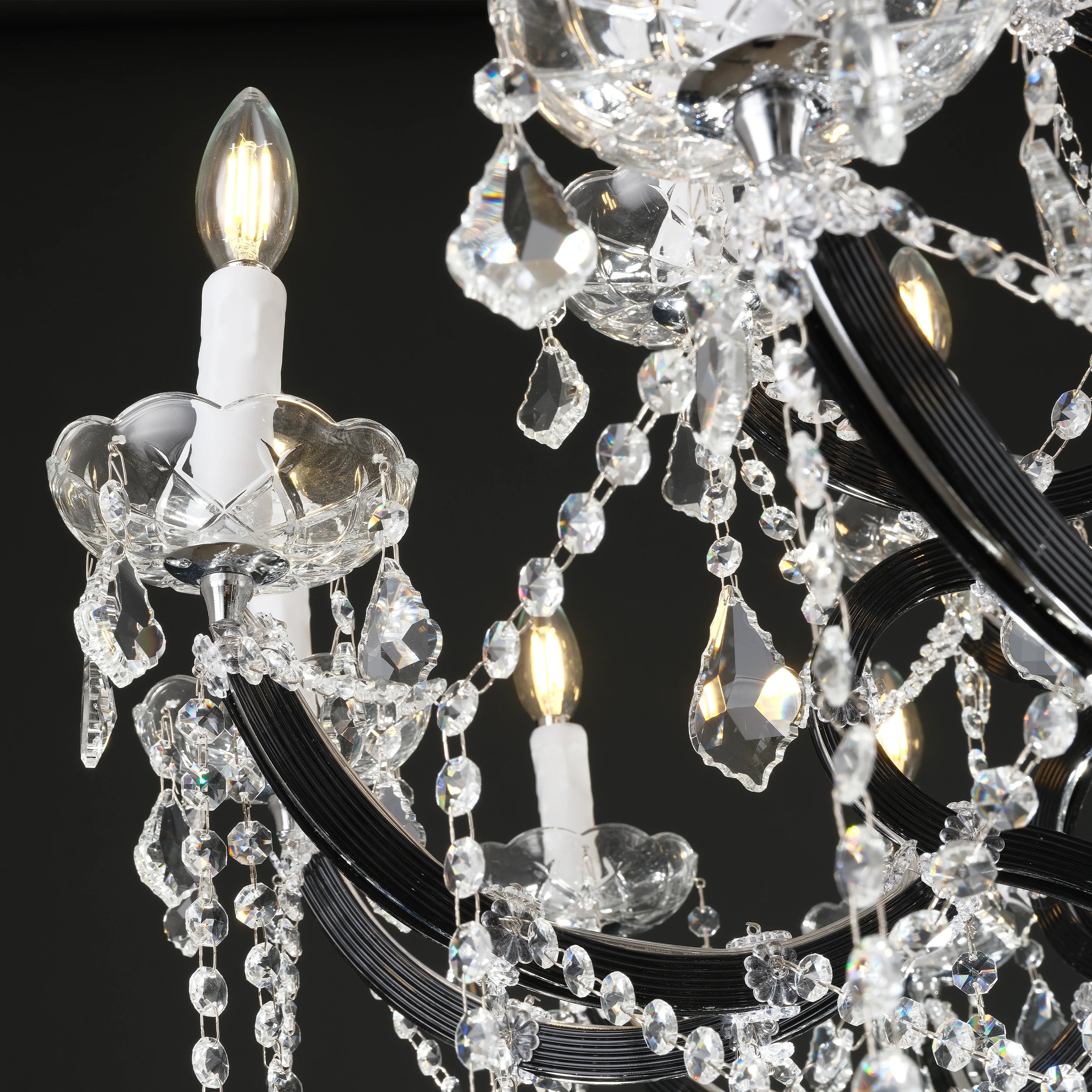 Roco Crystal Classical Round Chandelier 40"D