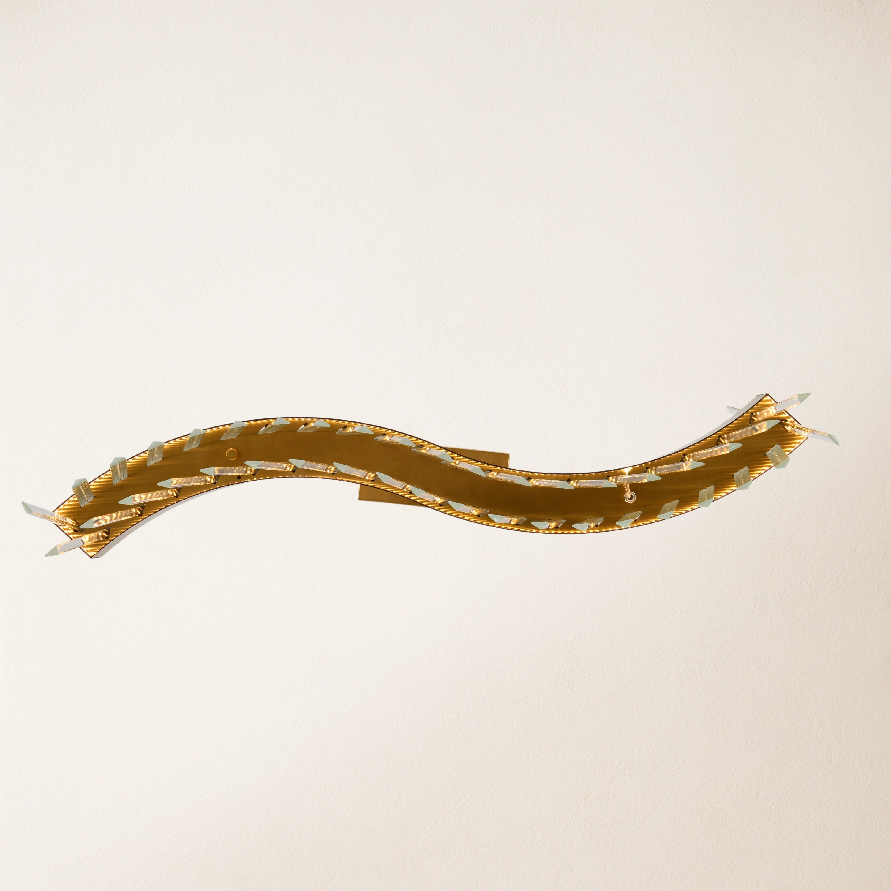 Vetro Prism Crystal Rectangular Chandelier 40"W