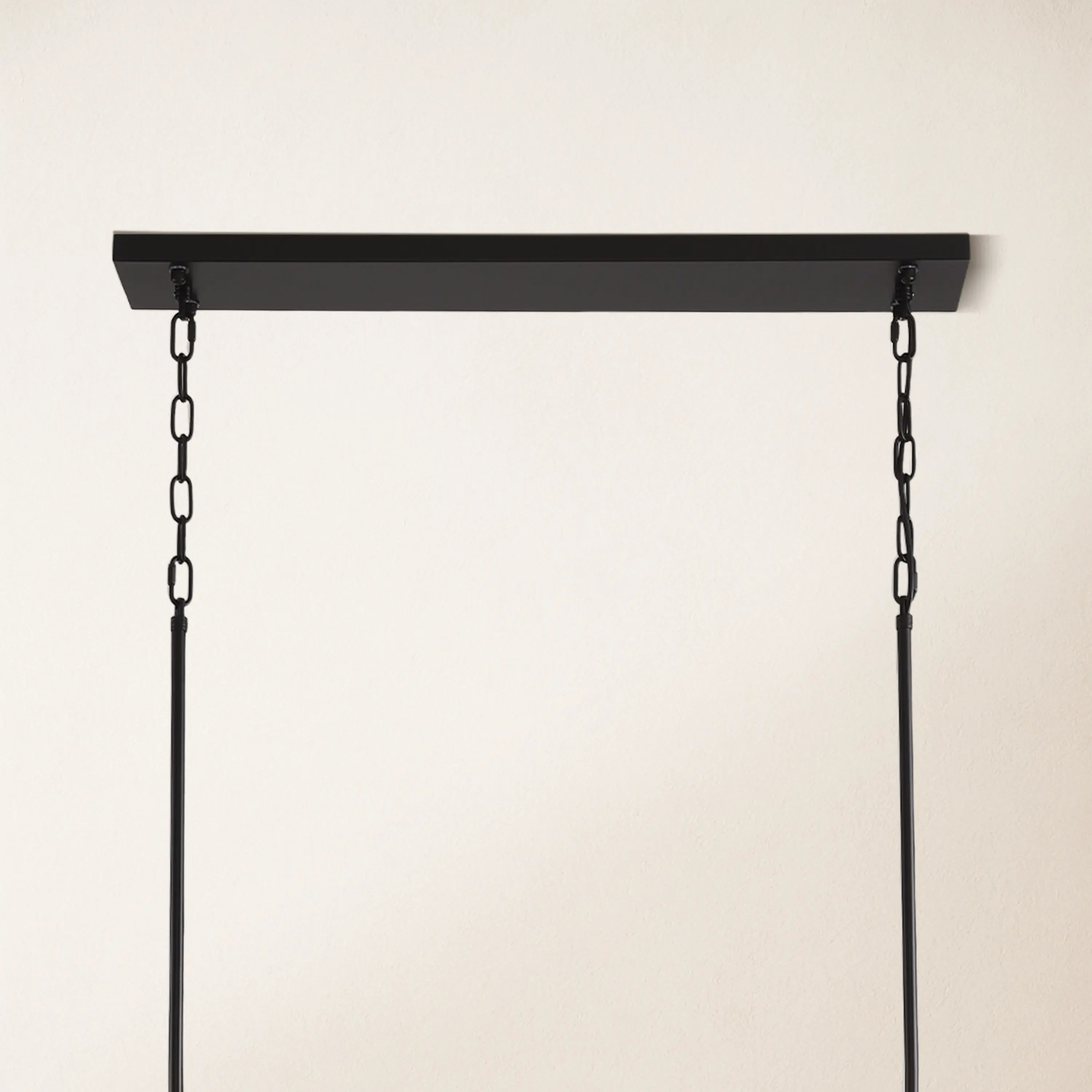 Ethereal Radiance Crystal Rectangular Chandelier 43"L