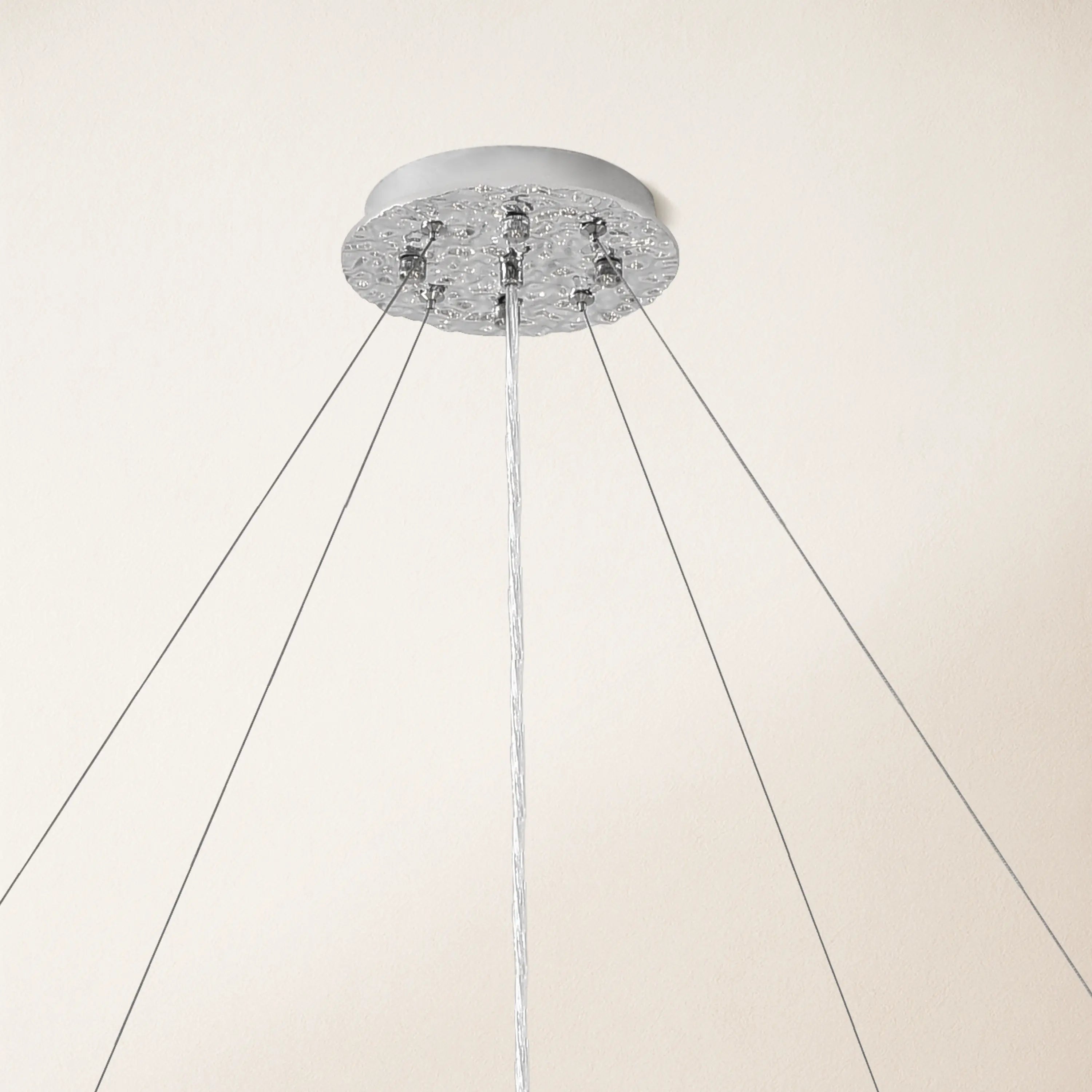 Lustre Branches Round Chandelier 48"