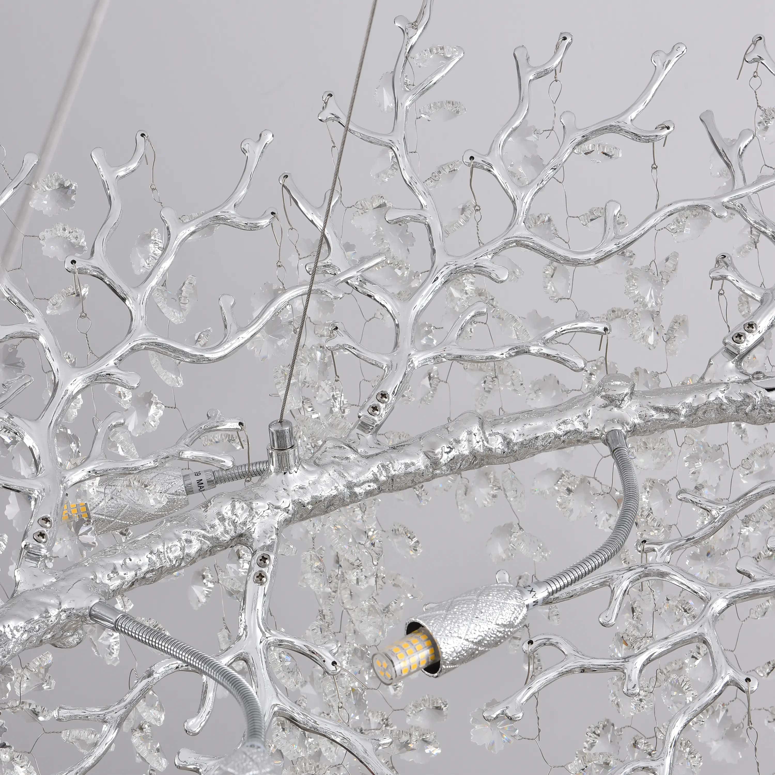 Lustre Branches Round Chandelier 48"D