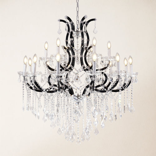 Roco Crystal Classical Round Chandelier 48"D