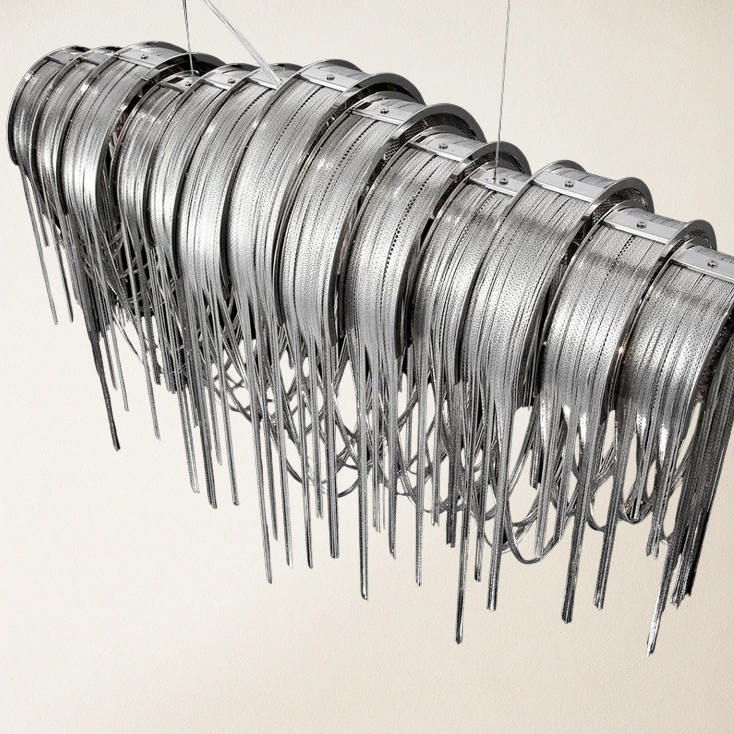 Teresa Cadena Chain Tassel Dining Room Chandelier 43"W