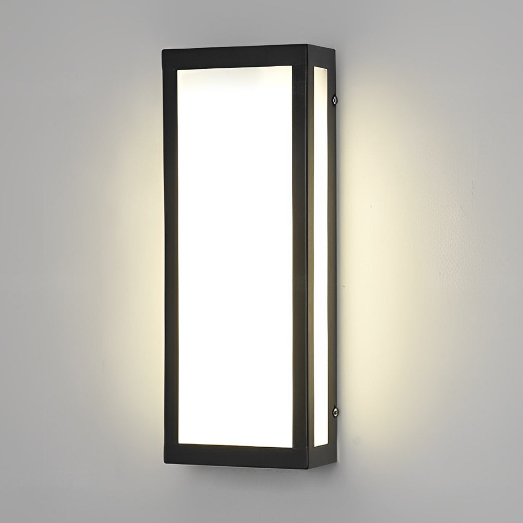 Solaris Rectangular Waterproof Outdoor Wall Light