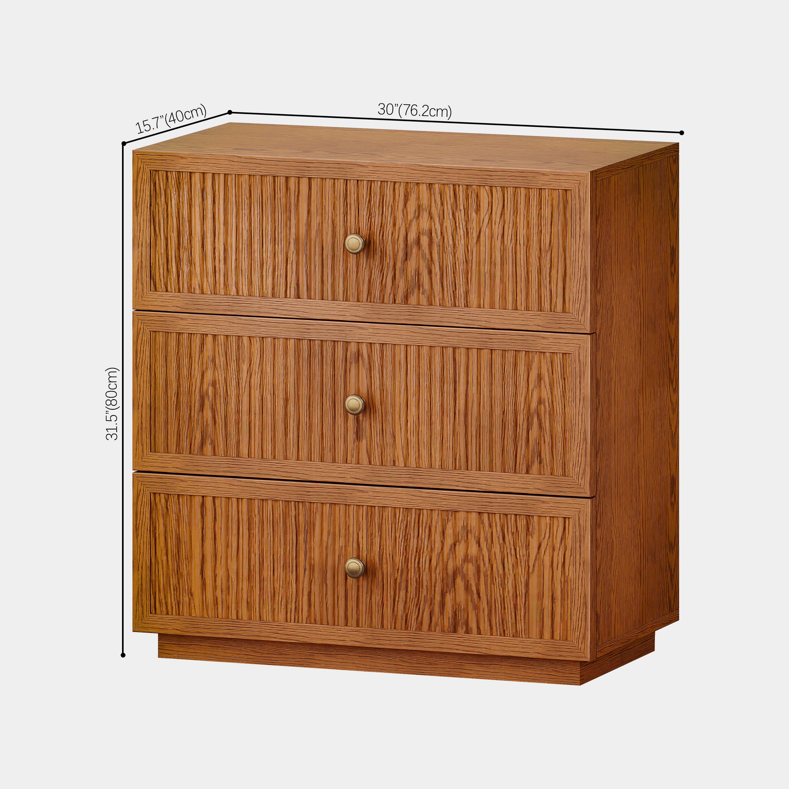 Avery Oak Drawer 30"W
