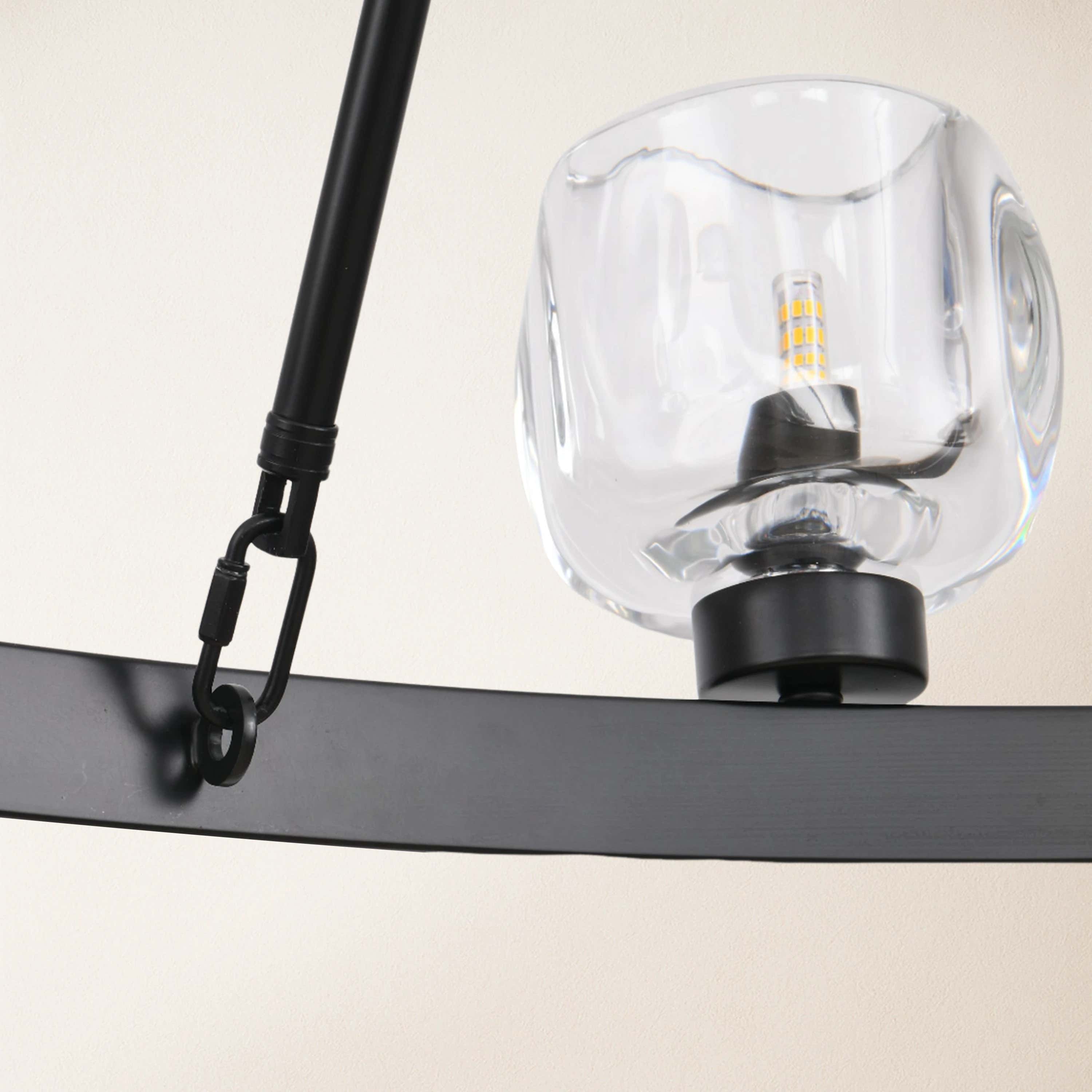 Vellum Crystal Round Chandelier 59"D