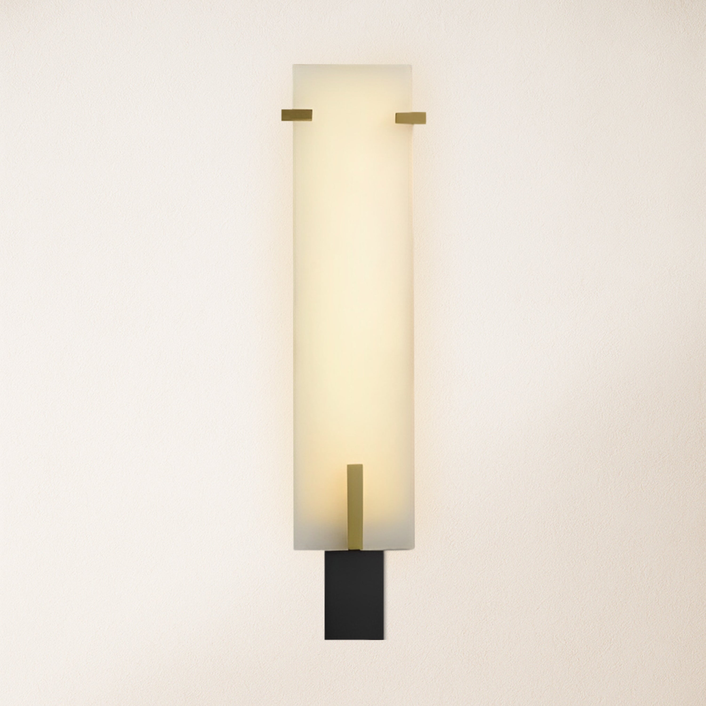 Janina Stable Alabaster Personality Wall Sconce 21.5"H