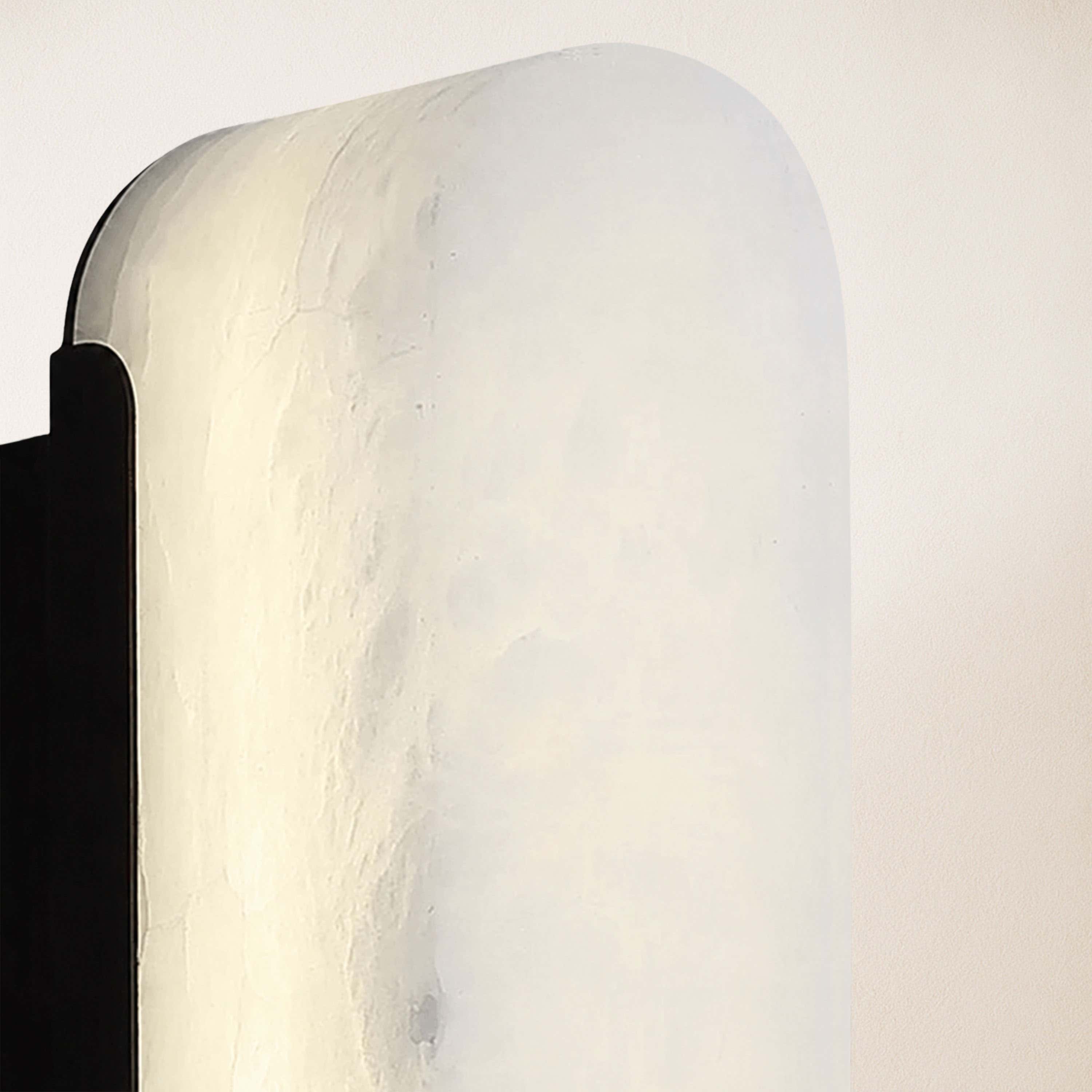 Valora Alabaster Capsule Wall Sconce
