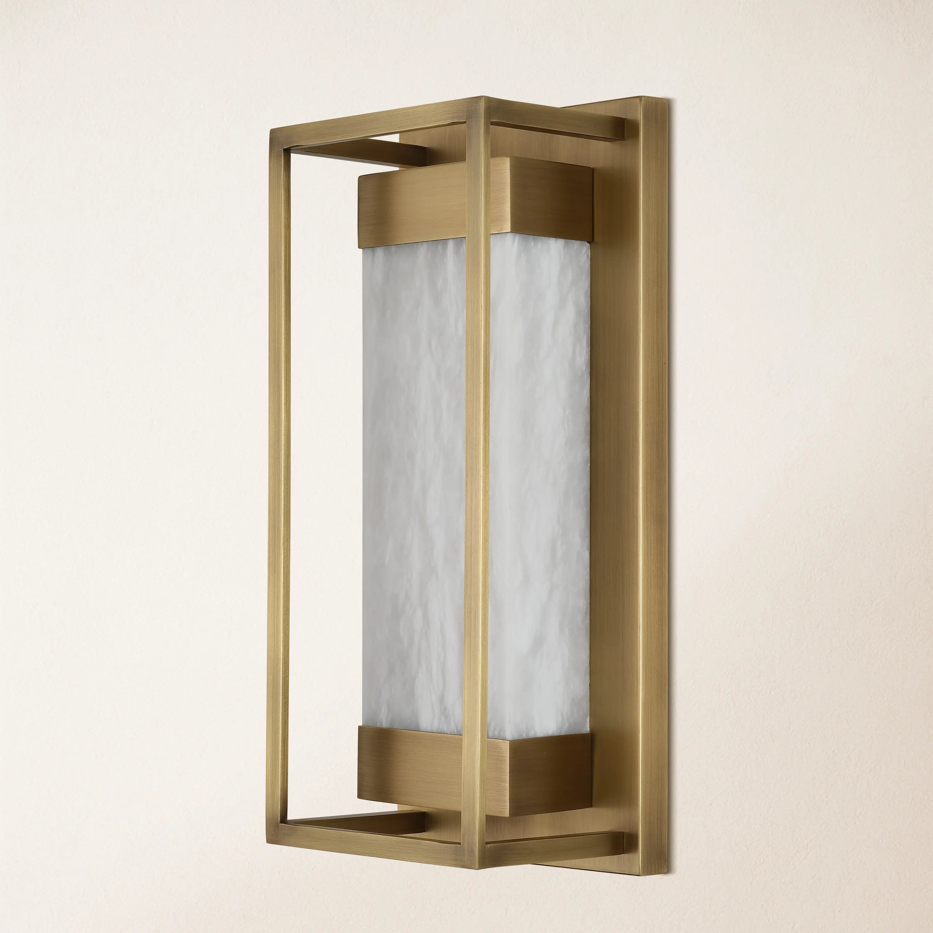 Bravura Alabaster Wall Sconce 15.7"H