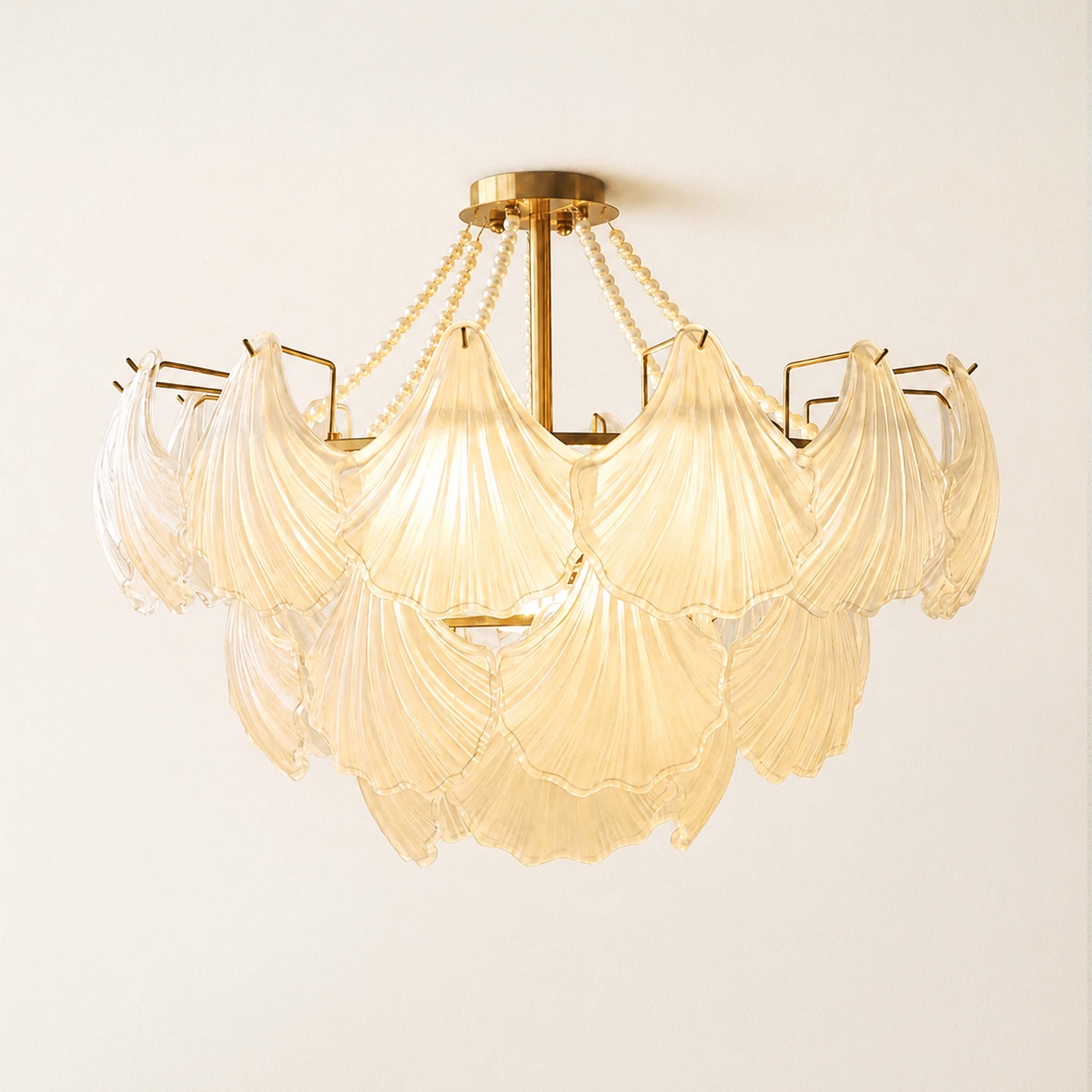 Marivelle Glass Shell Pendant