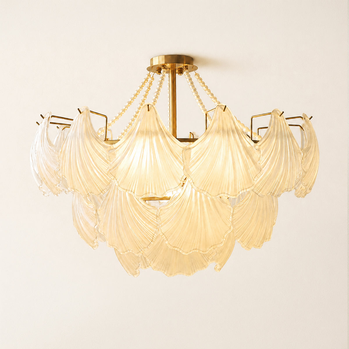 Marivelle Glass Shell Pendant