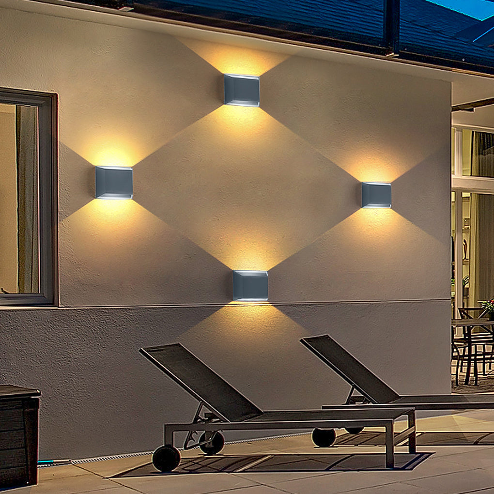 Beamweave Minimalist Outdoor Up Down Wall Light