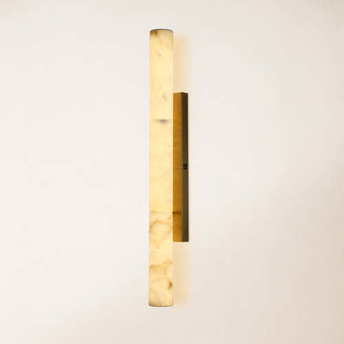 Sylvia Palladian Alabaster Wall Sconce 36"H