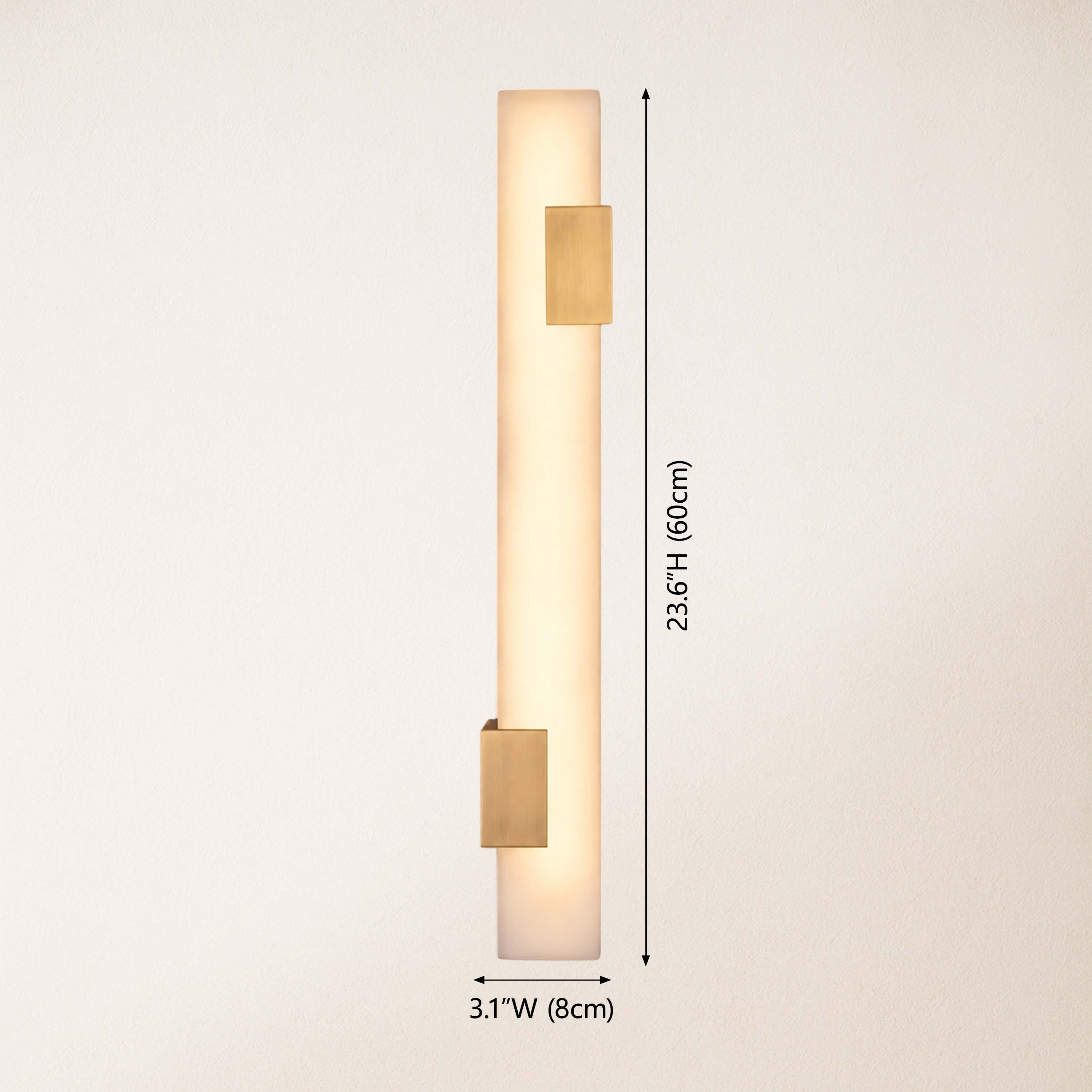 Caelia Alabaster Linear Wall Sconce