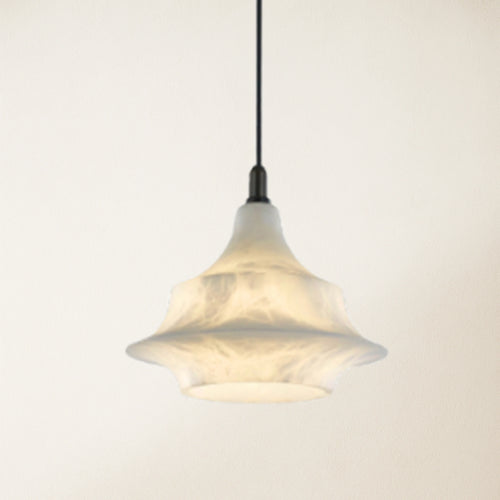 Bloom Alabaster Gleam Pendant 7"D