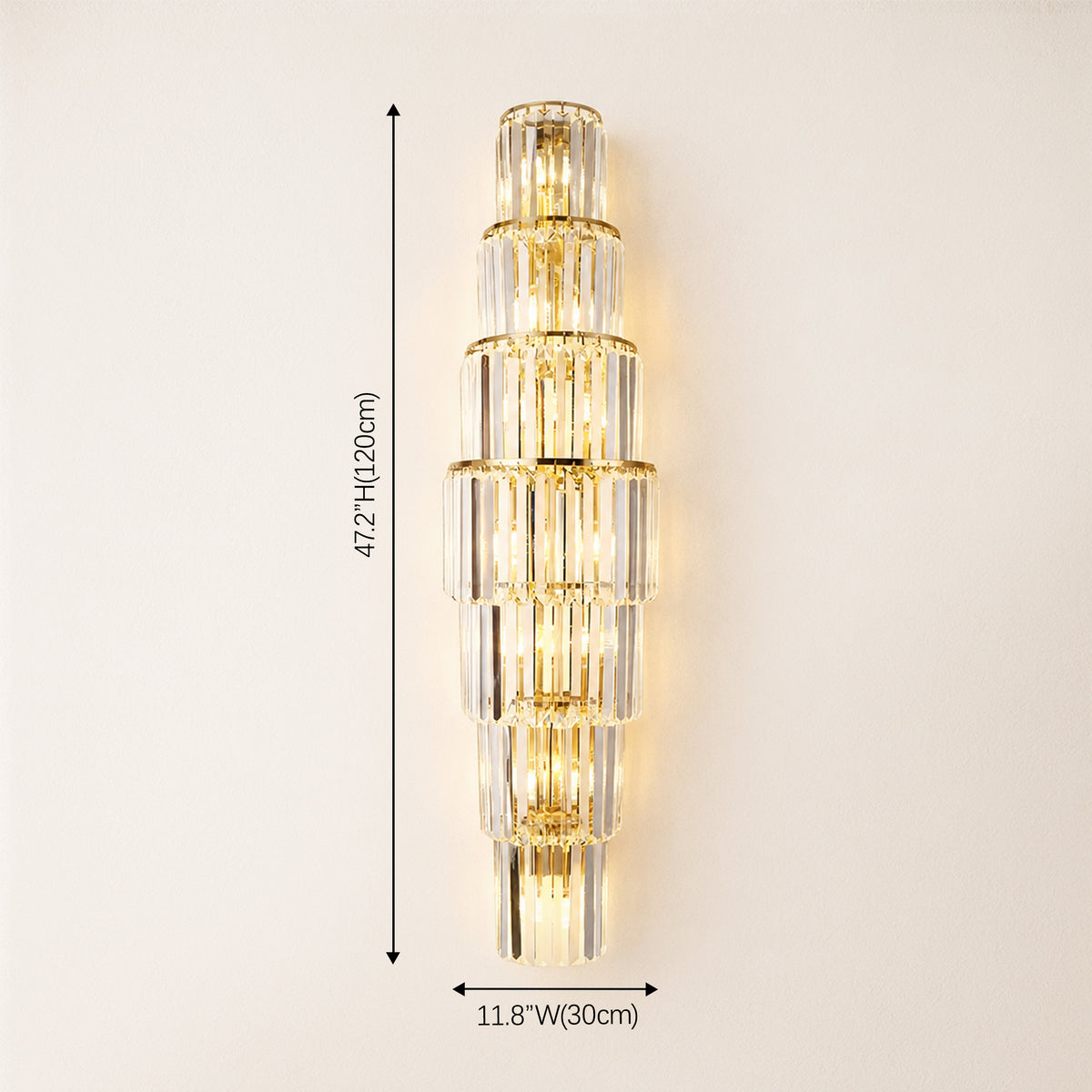 Elira Crystal Wall Lamp