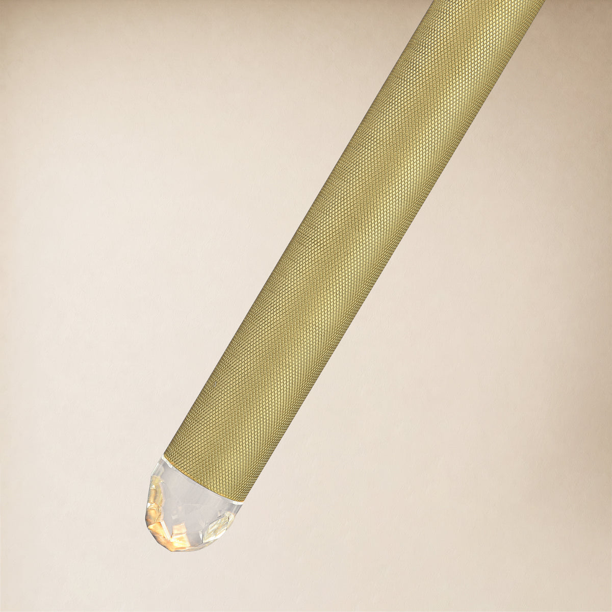 Lyrion Crystal Cylinder Pendant 4.7"D
