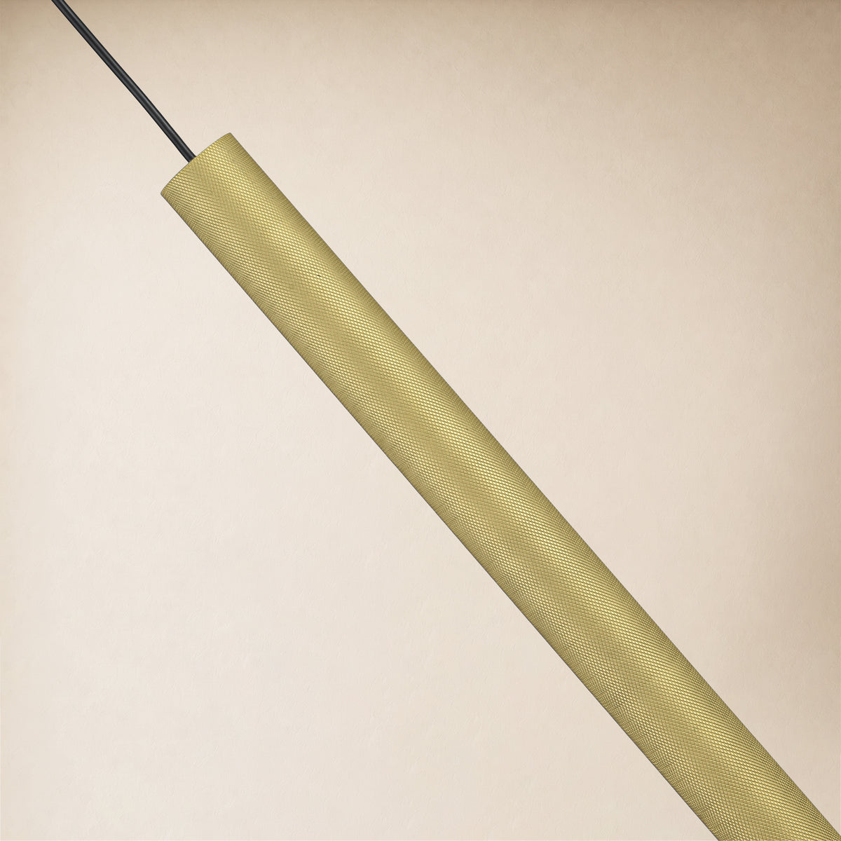 Lyrion Crystal Cylinder Pendant 4.7"D