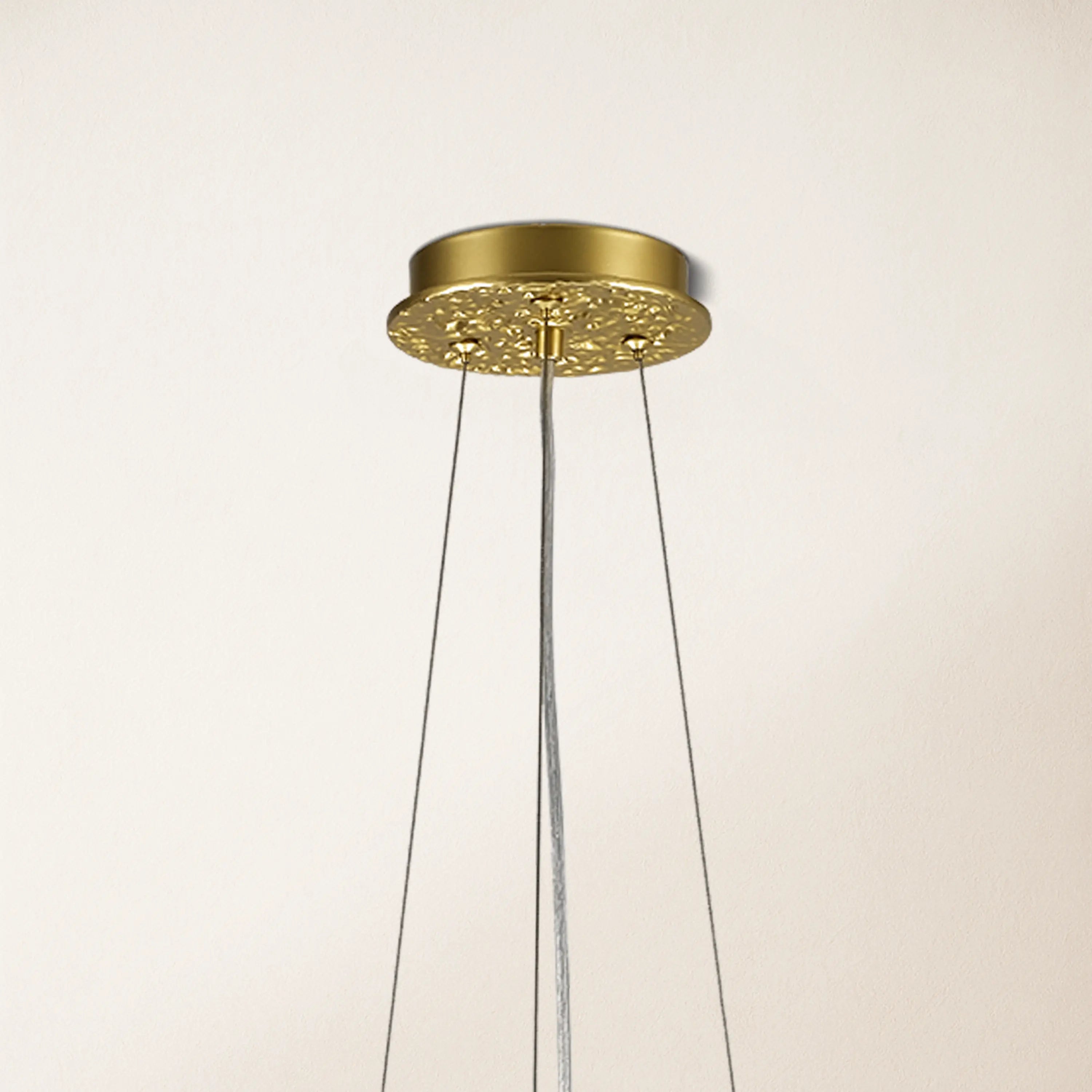 Frostleaf Crystal Cascade Branch Round Chandelier 30"D