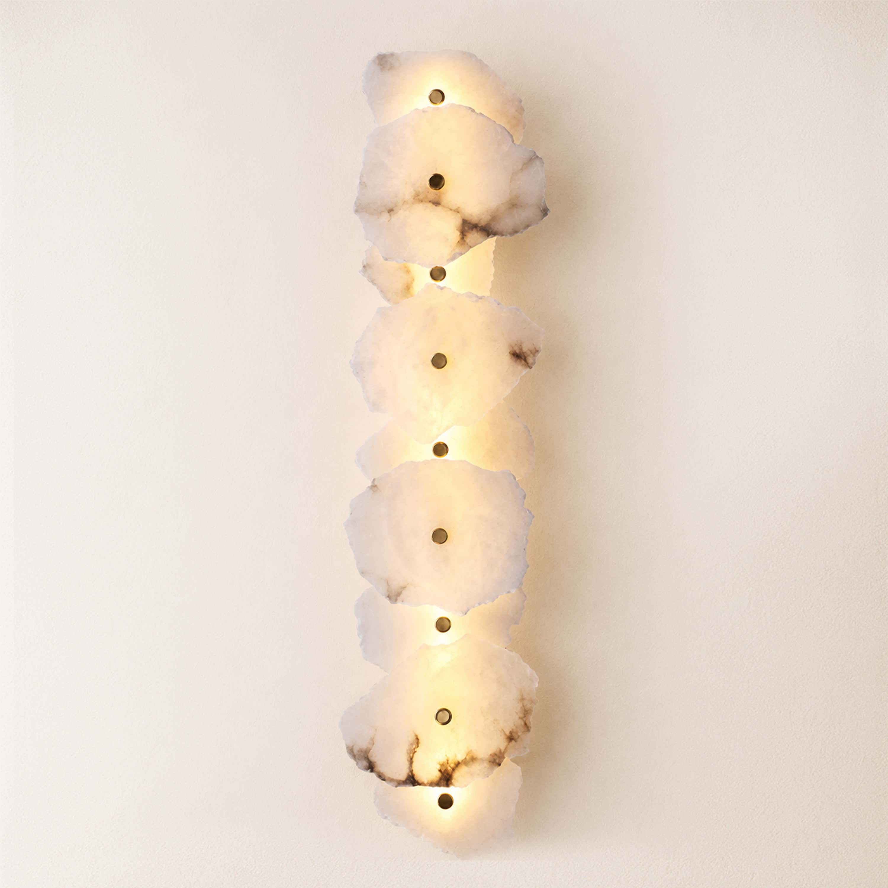 Arscelia Alabaster Linear Wall Sconce