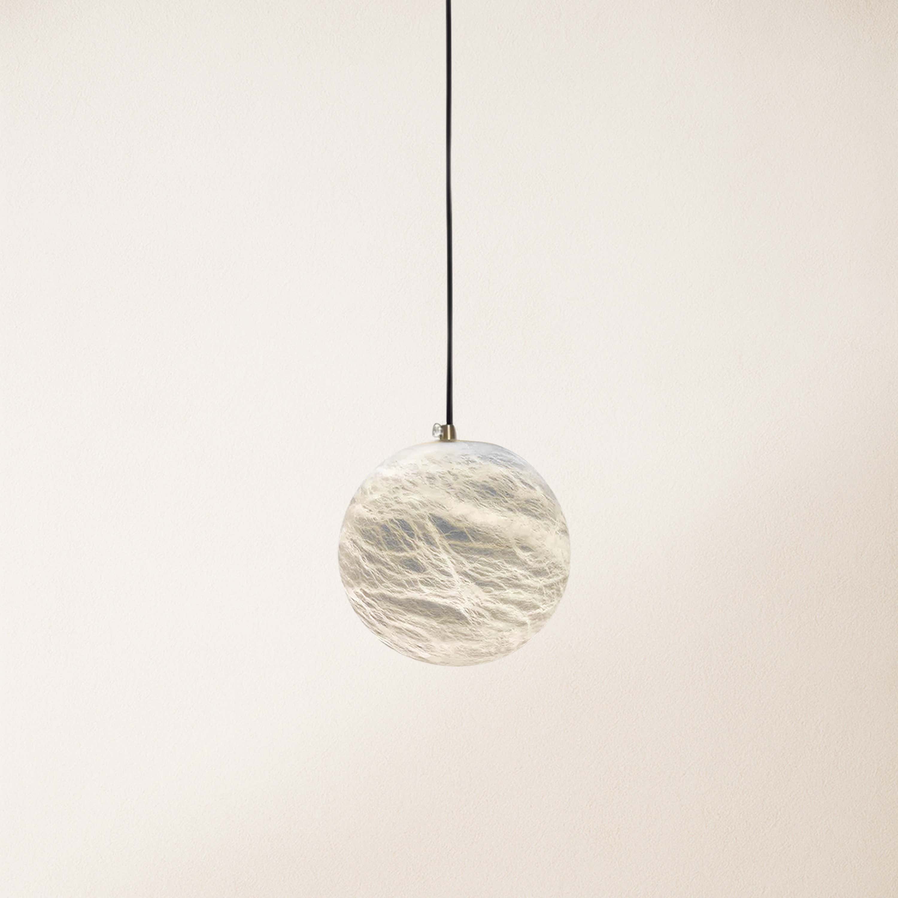 Nami Alabaster Global Ball Pendant Light 7"D
