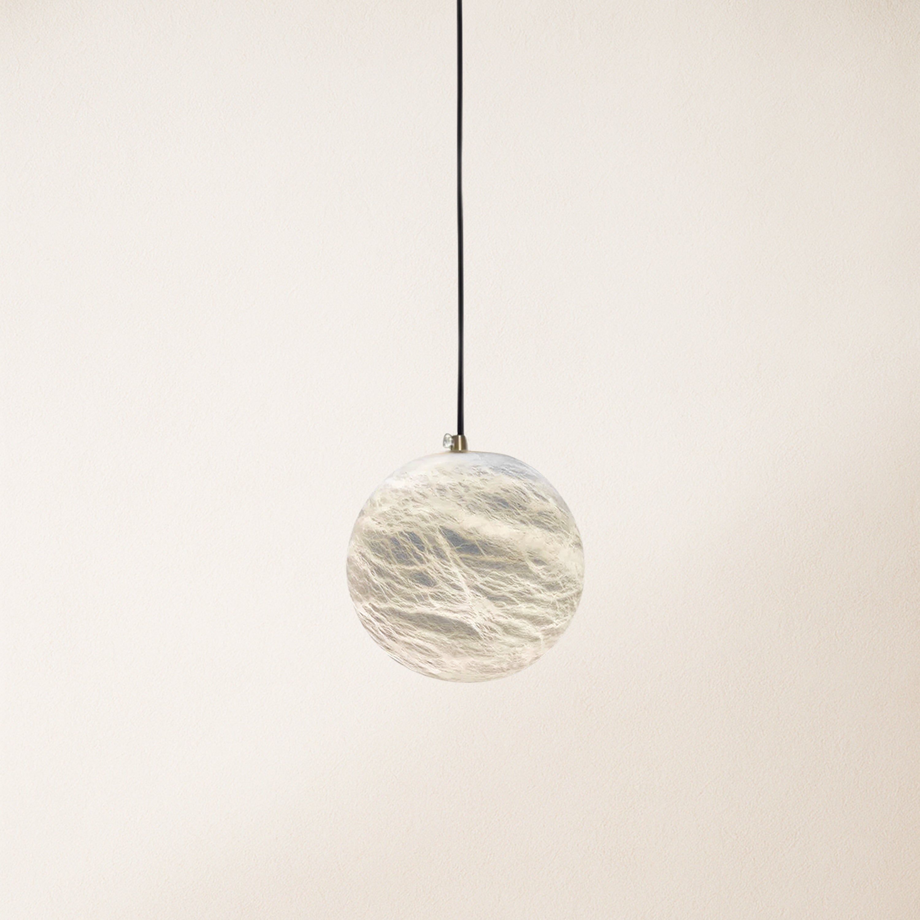 Nami Alabaster Global Ball Pendant Light 7"D