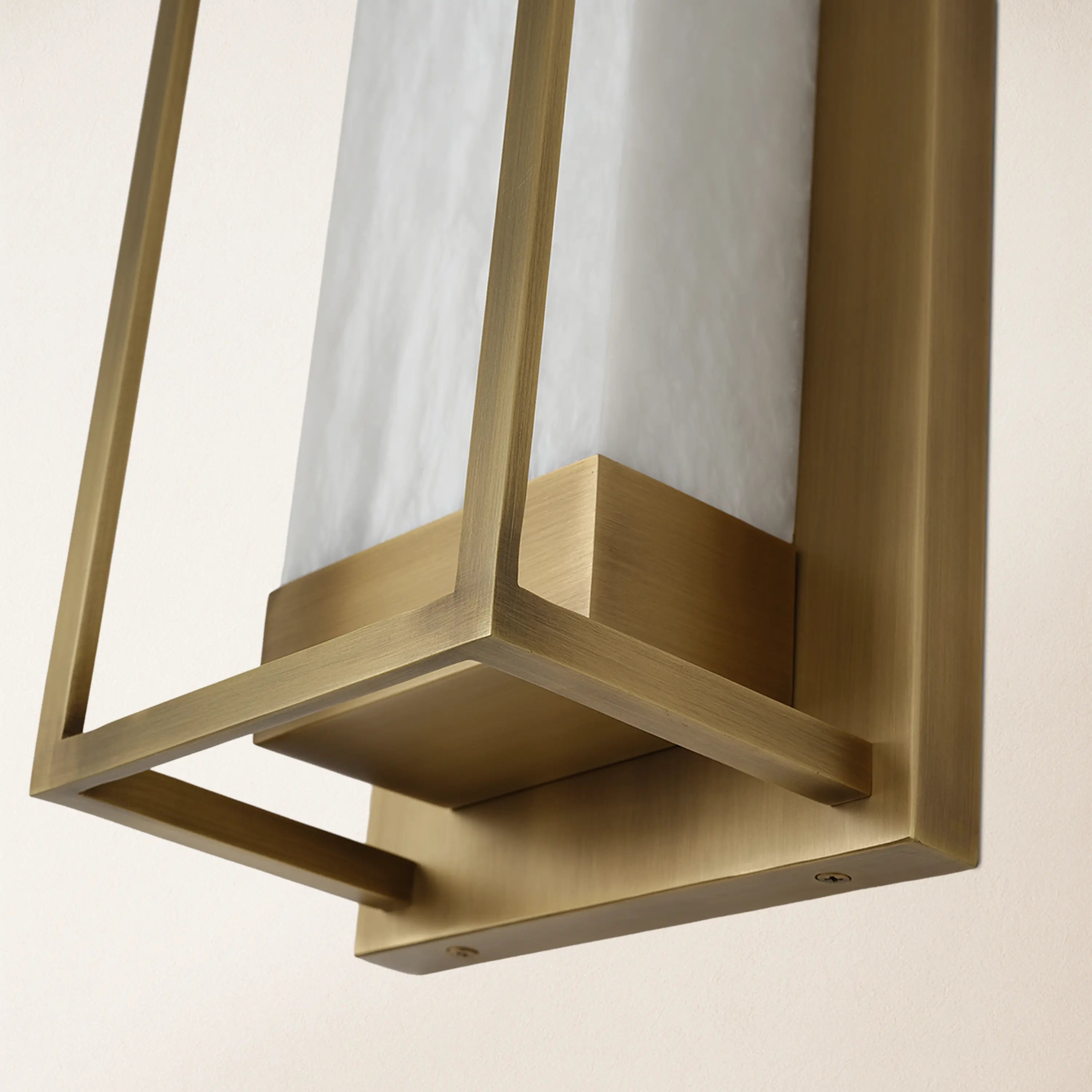 Bravura Alabaster Wall Sconce 15.7"H
