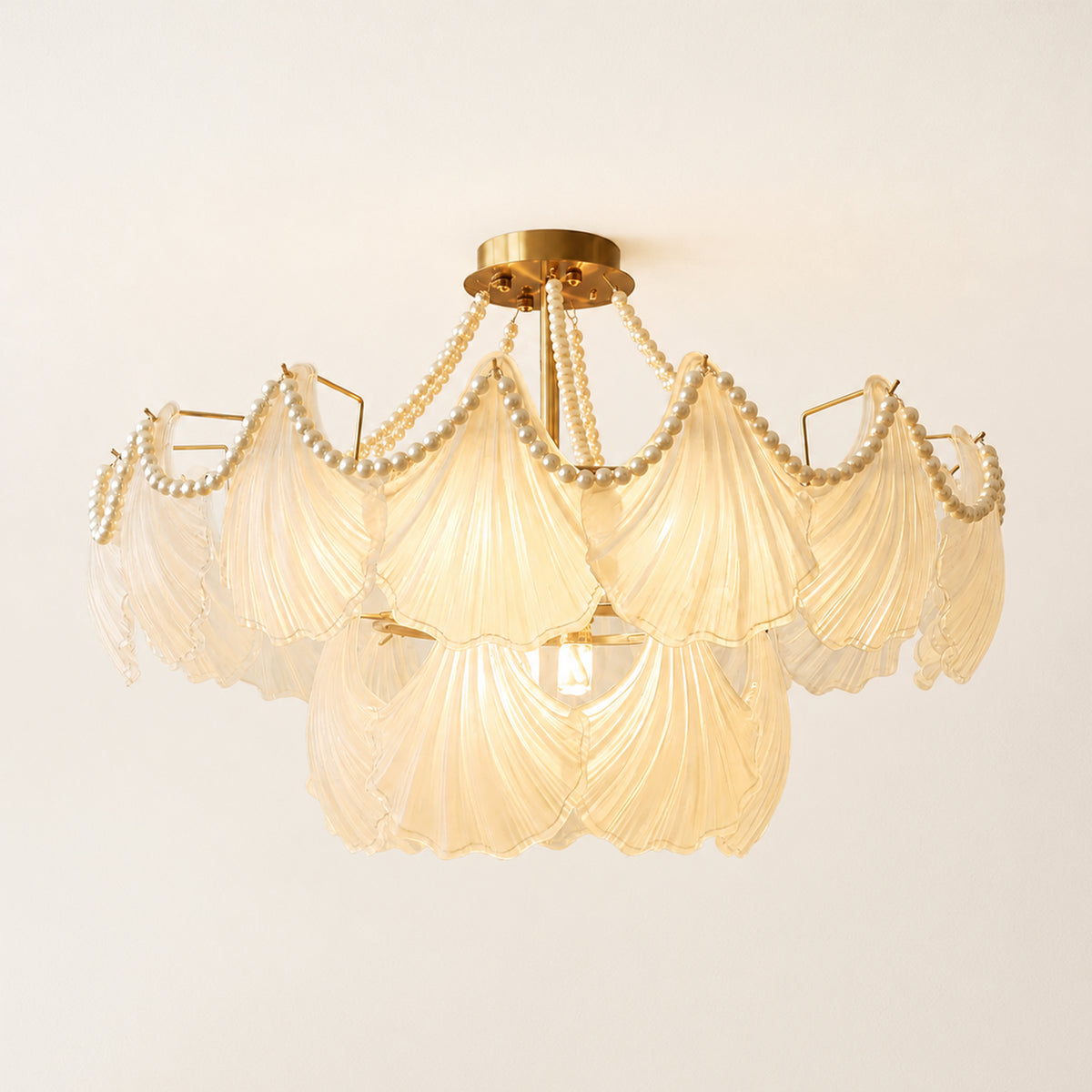 Marivelle Glass Shell Pendant