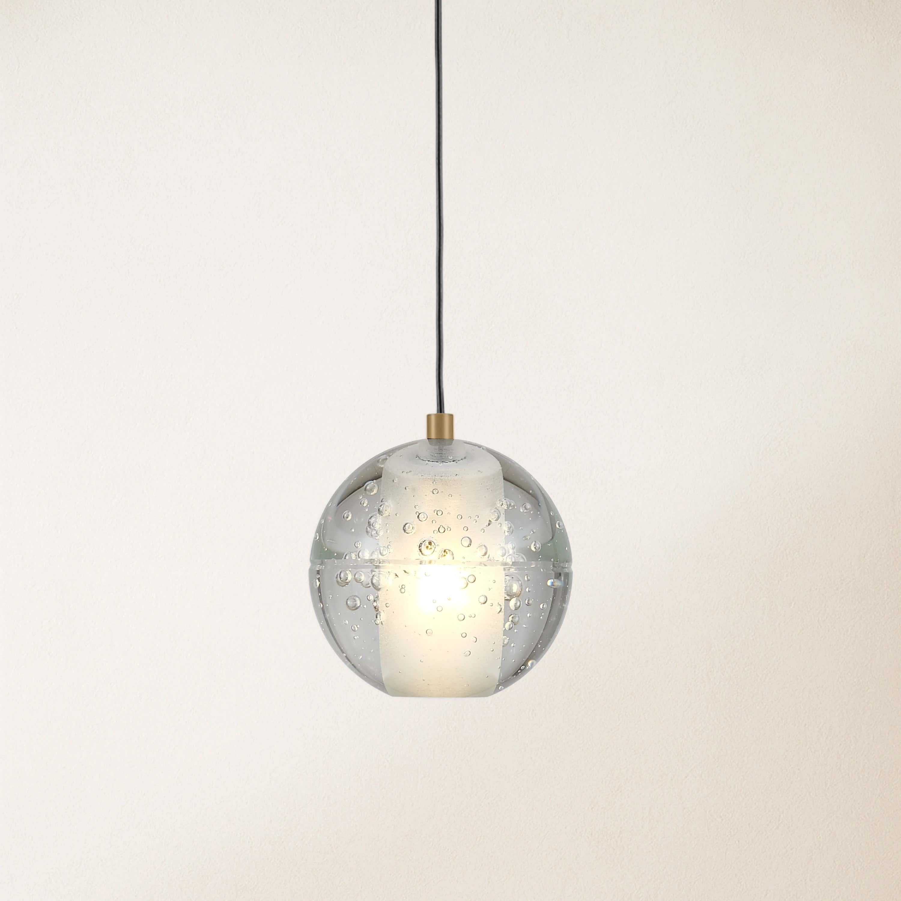 Pearl Ball Ceiling Pendant 4"D#Finish_Gold