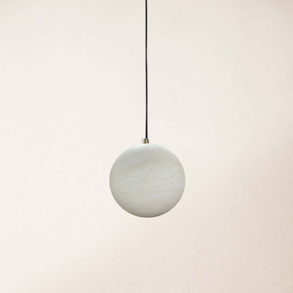 Nami Alabaster Global Ball Pendant Light 7"D