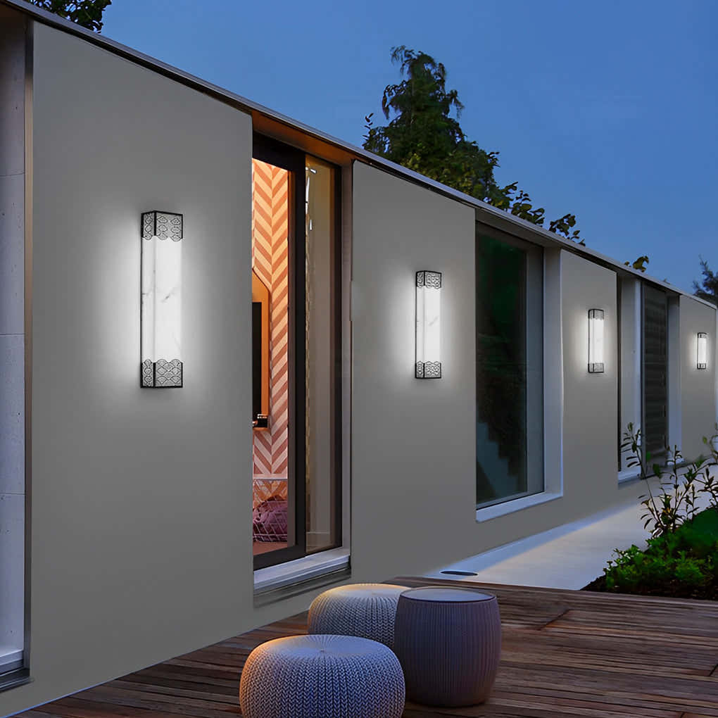 Omniguard Resin Rectangular Outdoor Wall Light