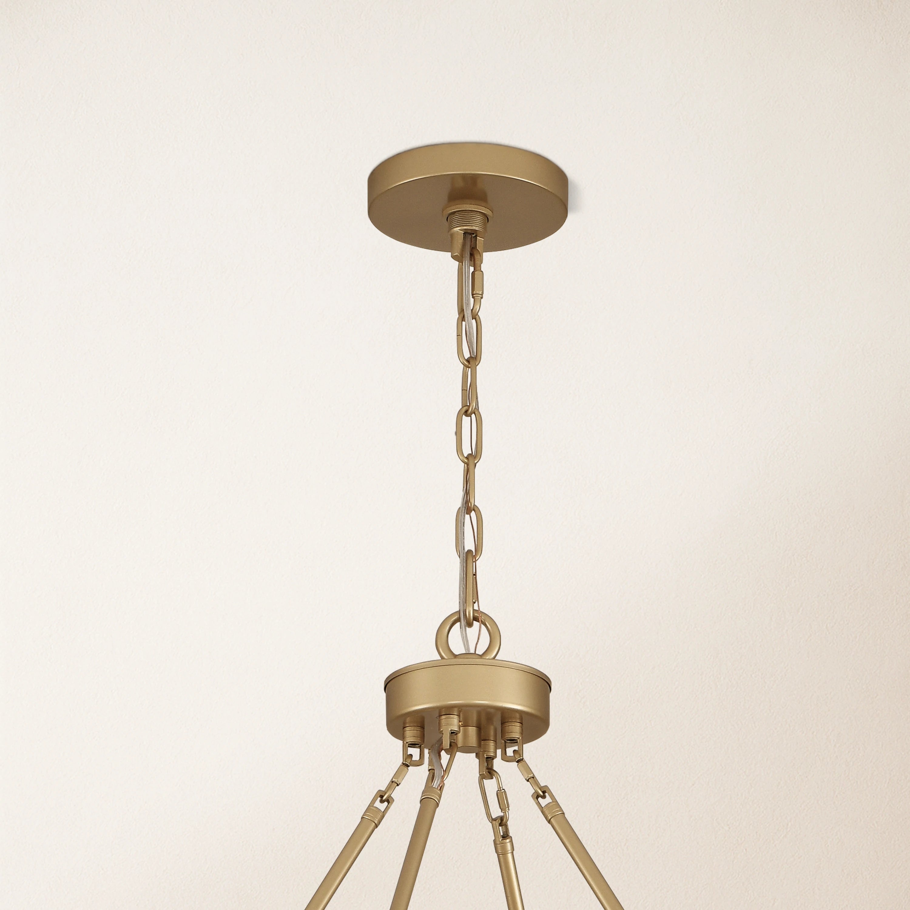 Vellum Round Chandelier 48"D