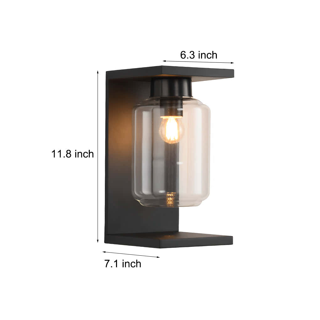 Crysteel Solar Outdoor Wall Light with Remote