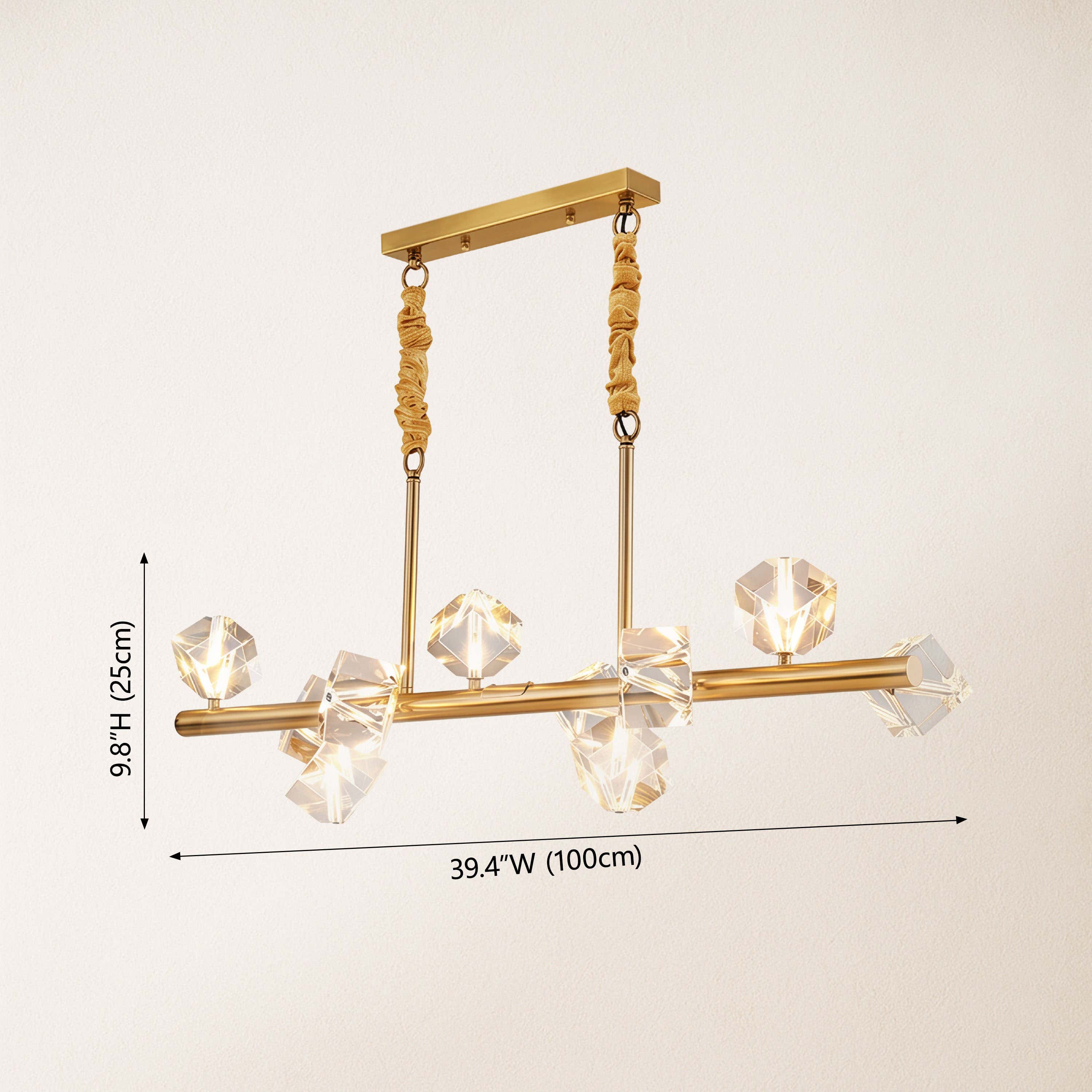 Stravon Radiant Structure Crystal Linear Chandelier