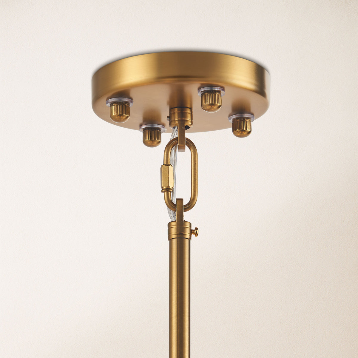 Corvella Leather Round Chandelier 34"D