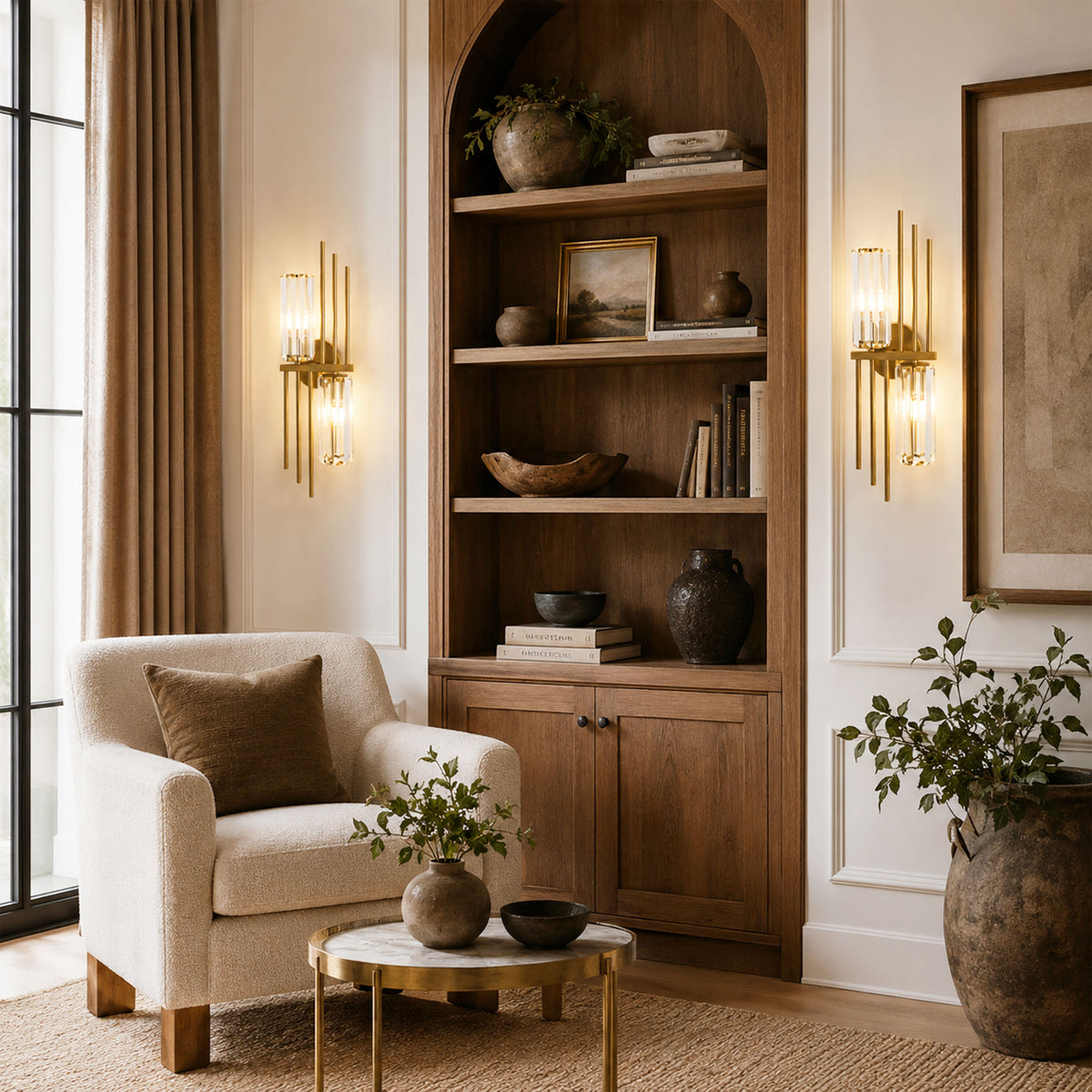 Oriana Crystal Wall Sconce 7.1"