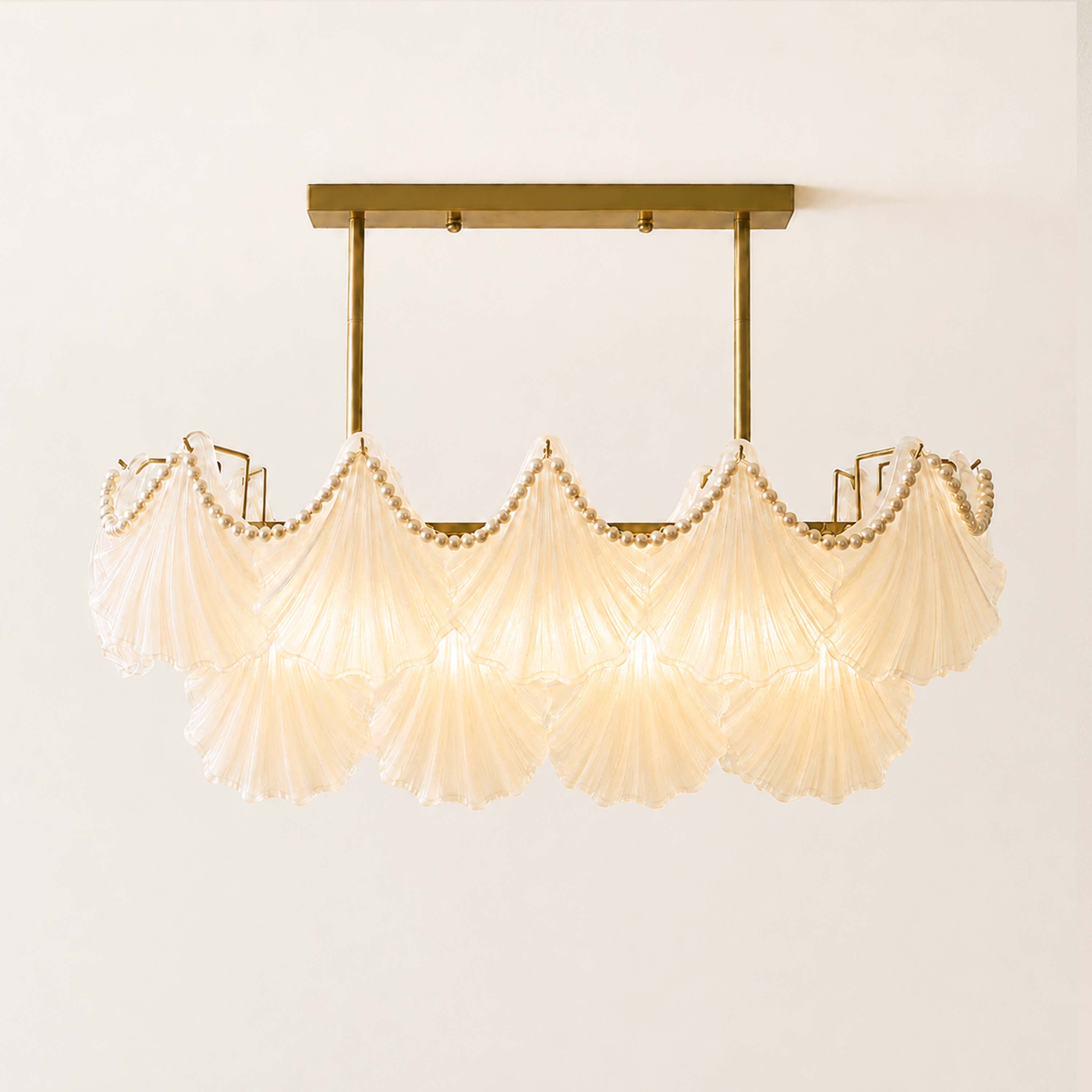 Marivelle Glass Shell Pendant
