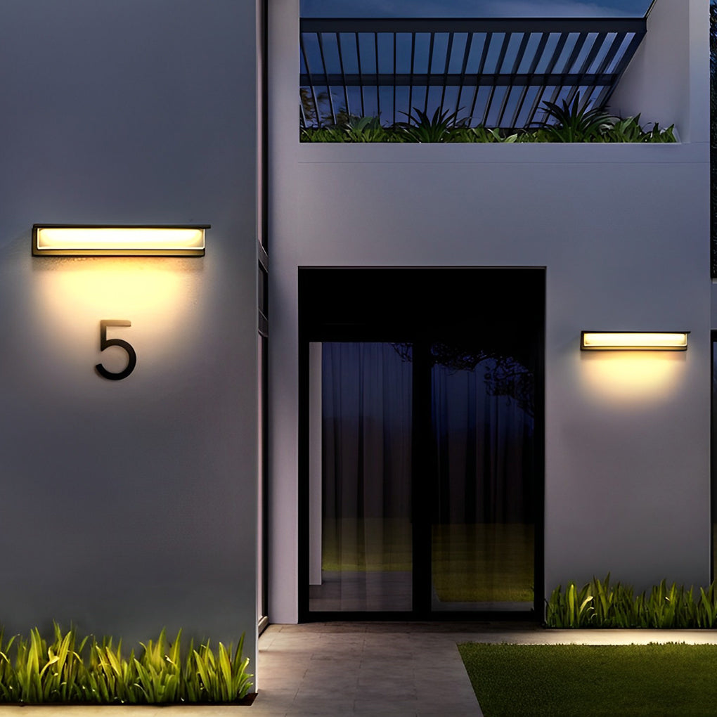 Summital Rectangular Waterproof Outdoor Wall Light