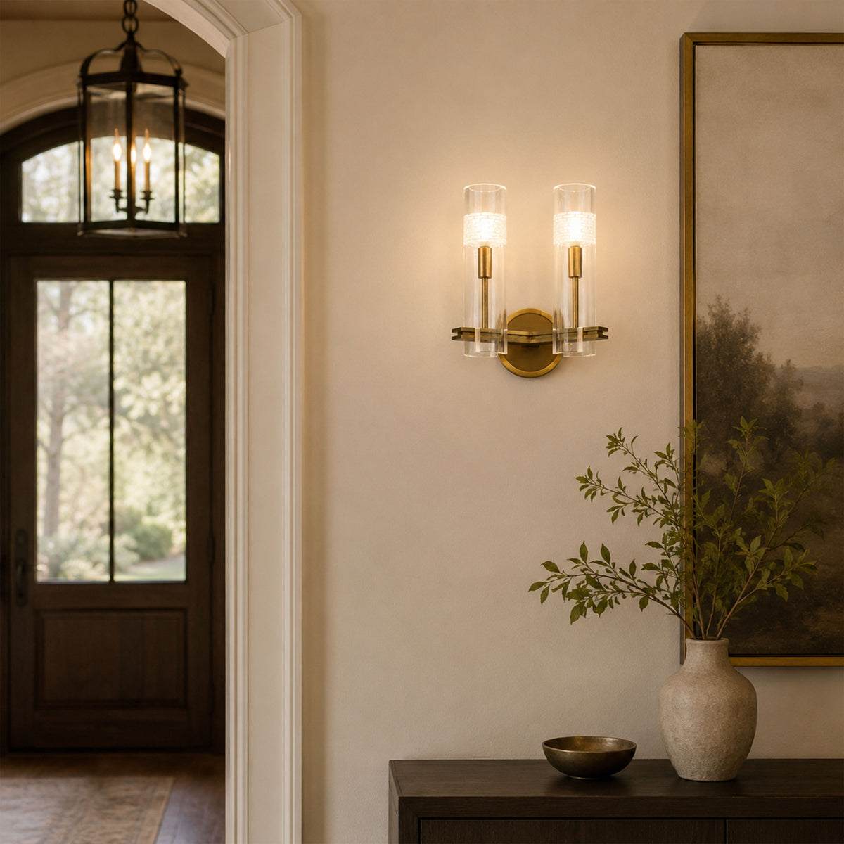 Aureline Glass Wall Sconce