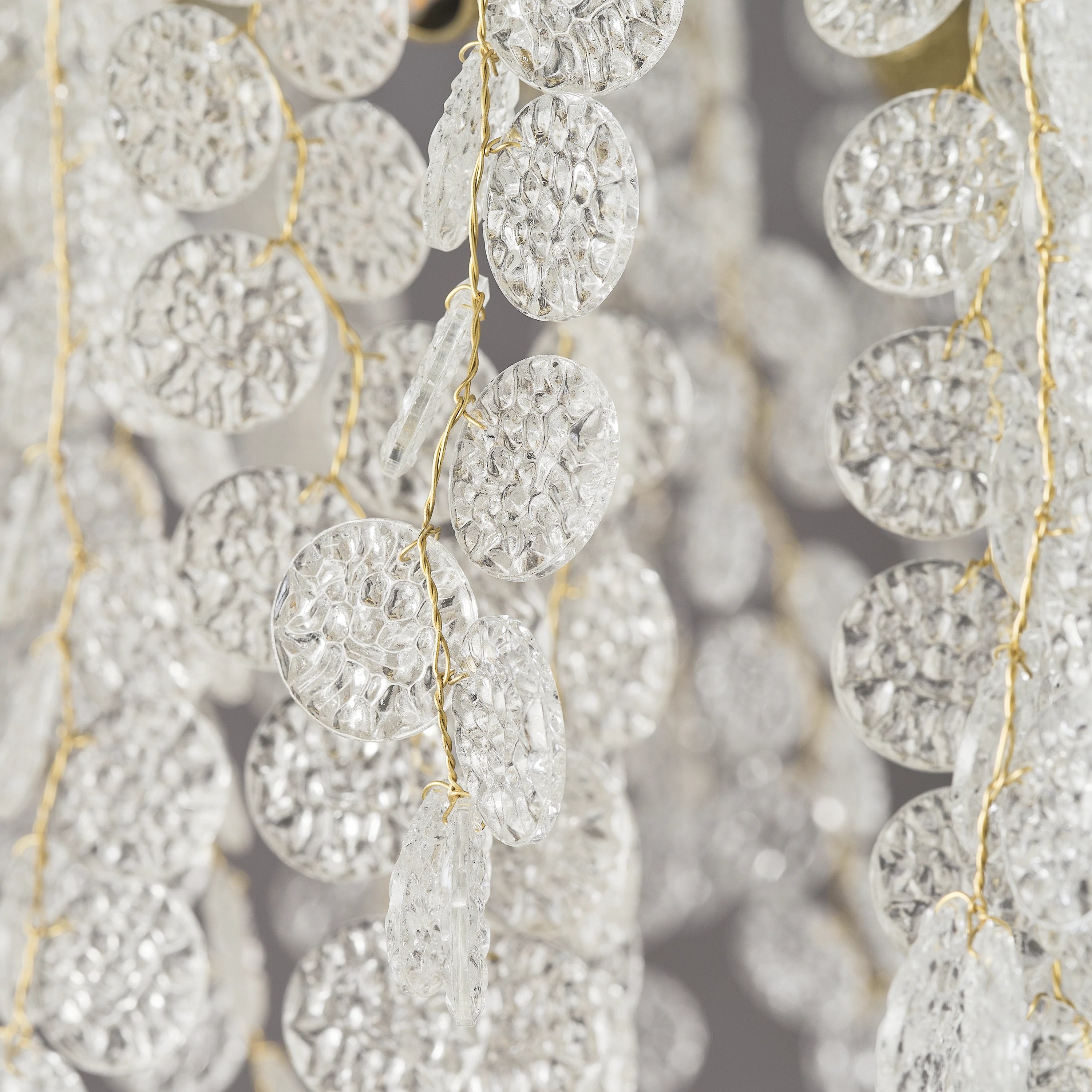 Shiro Noda Crystal Tree Branch Linear Chandelier 72"