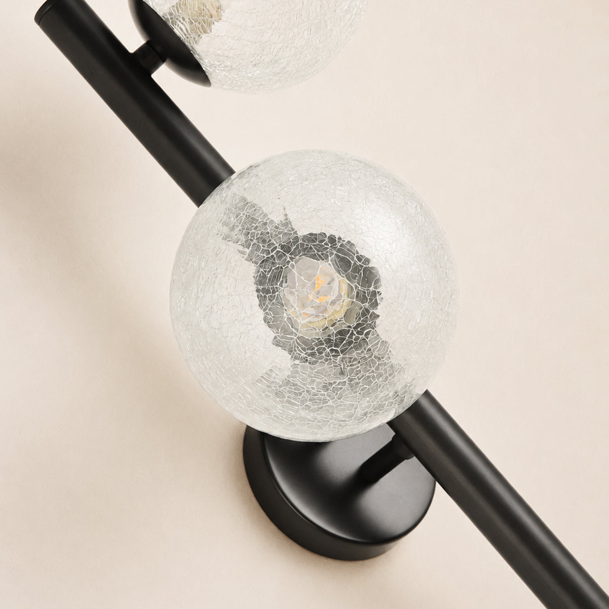 Elowen Glass Globe Wall Sconce 20"H