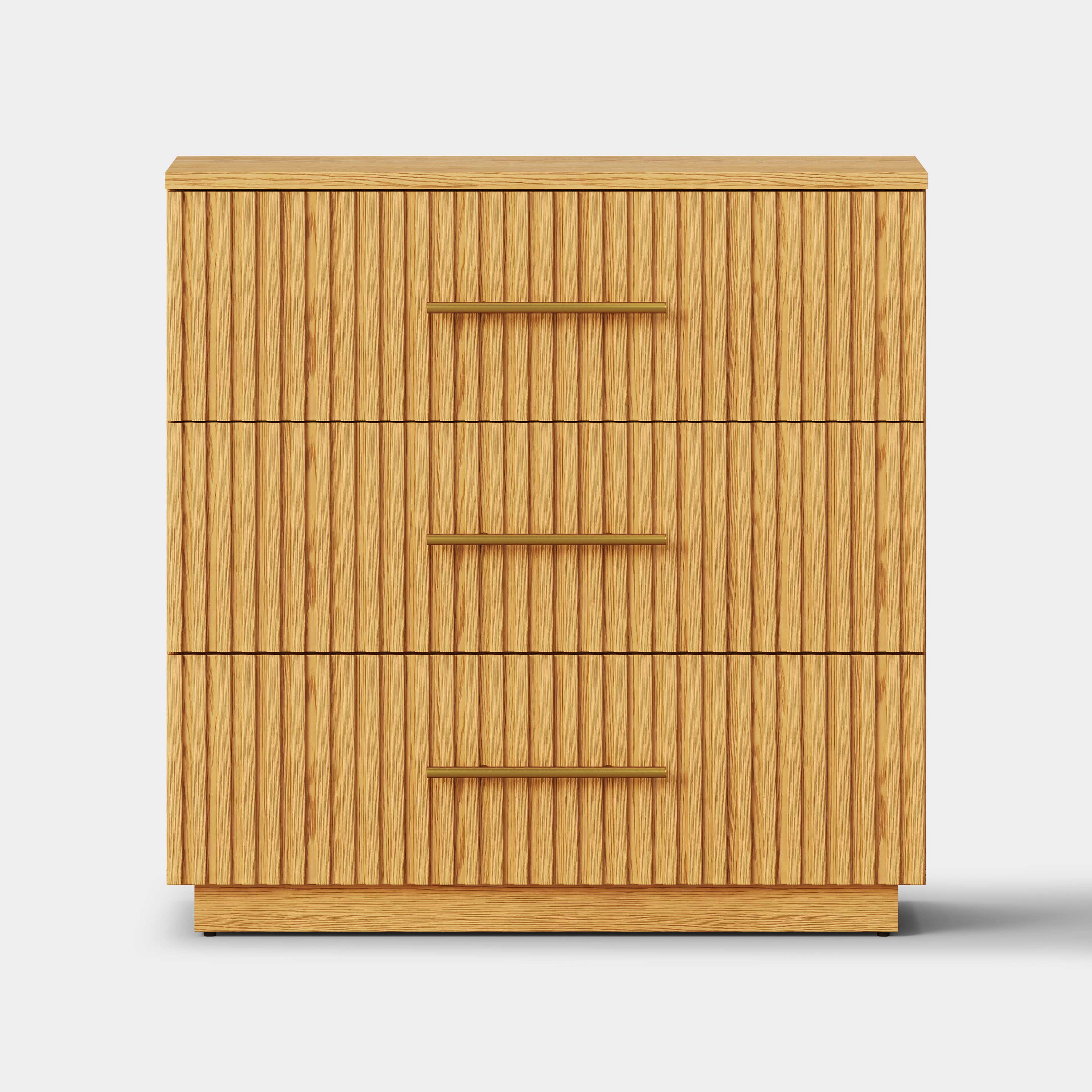 Holt 95" Oak 9-Drawer Chest(Set of 3)