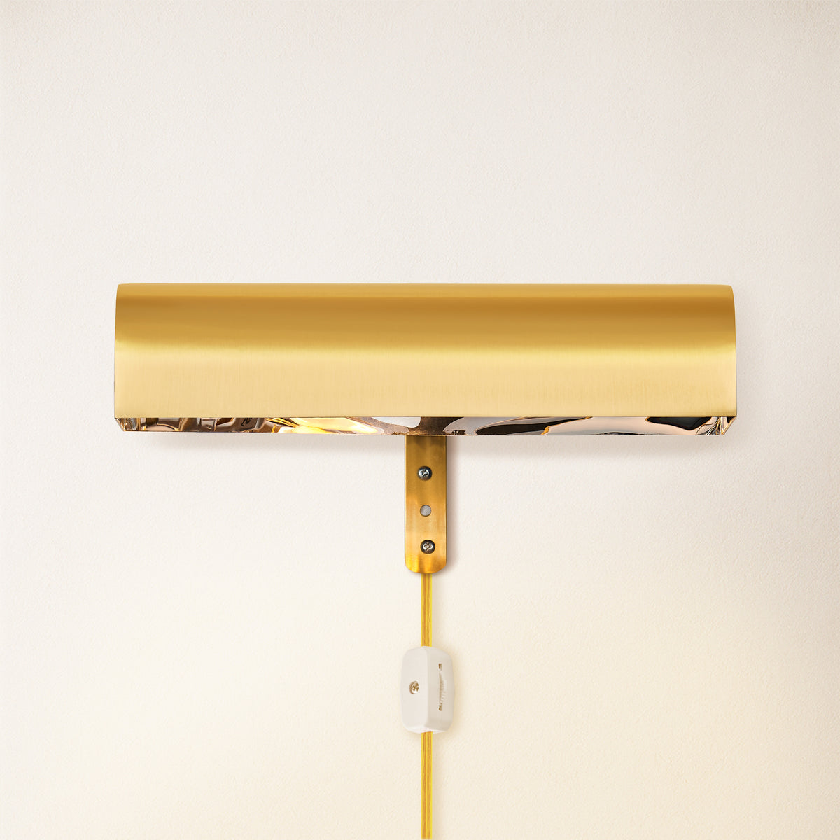 LumiArc Brass Gallery Picture Light 12"W