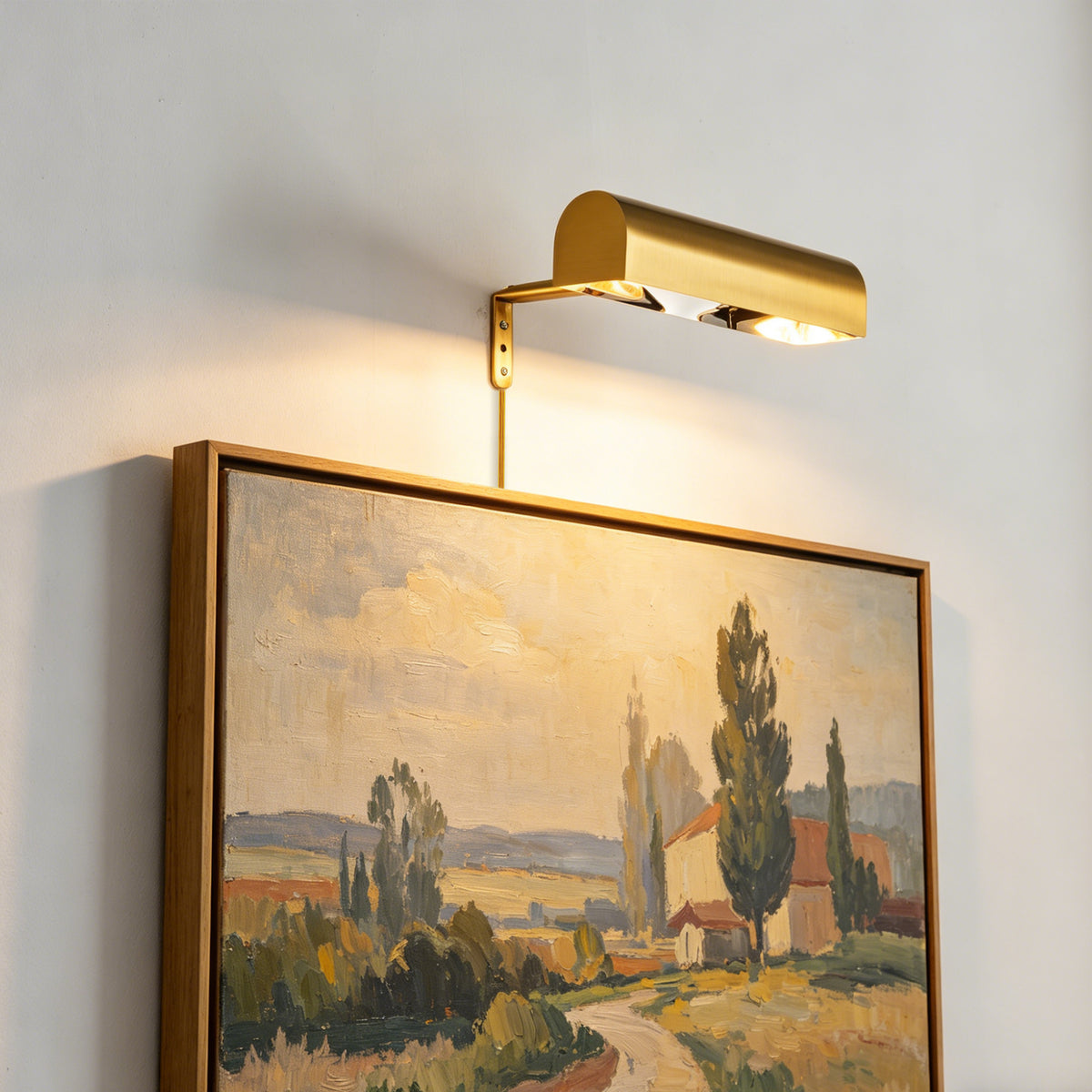 LumiArc Brass Gallery Picture Light 12"W