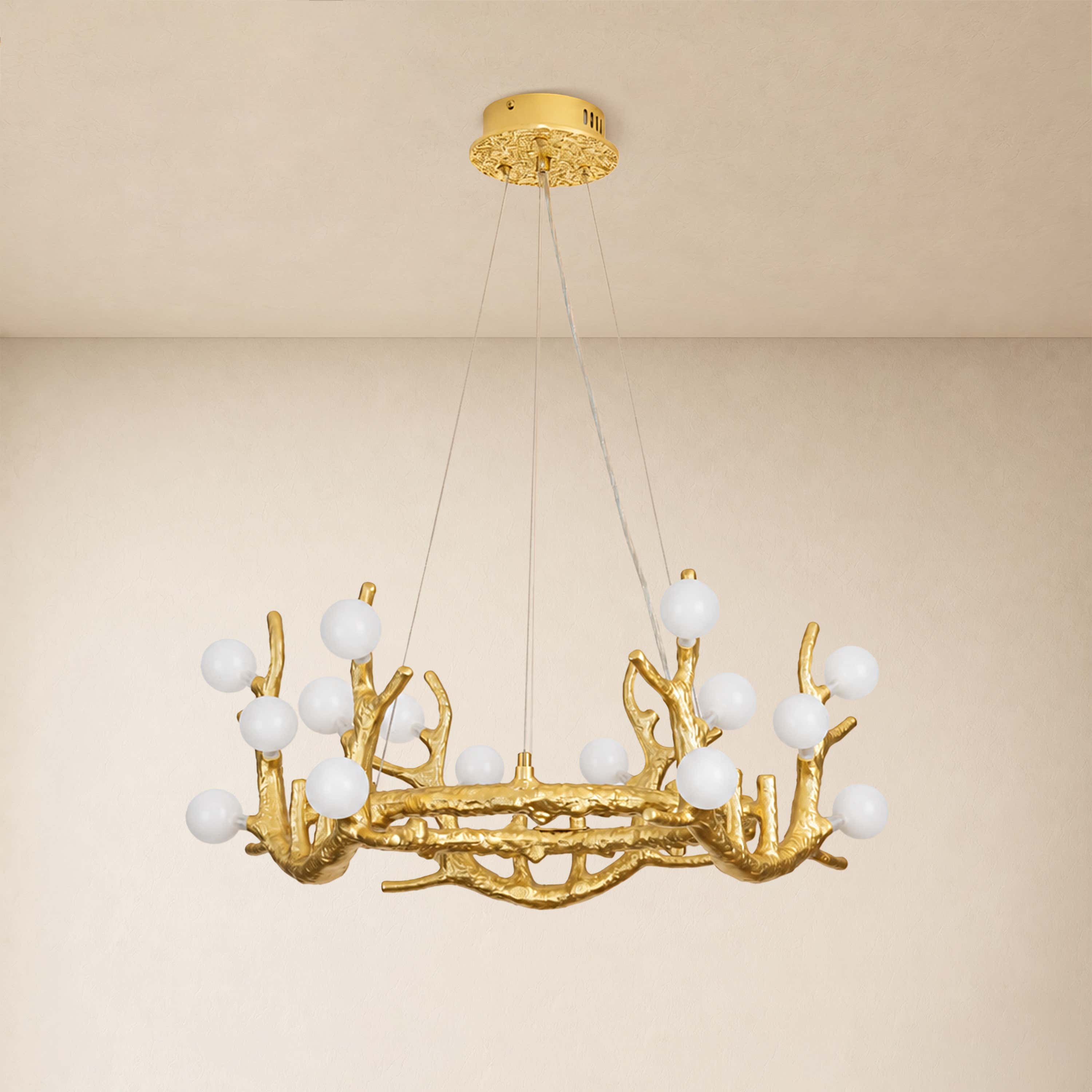 Cervia Antler Branch Chandelier 26"D