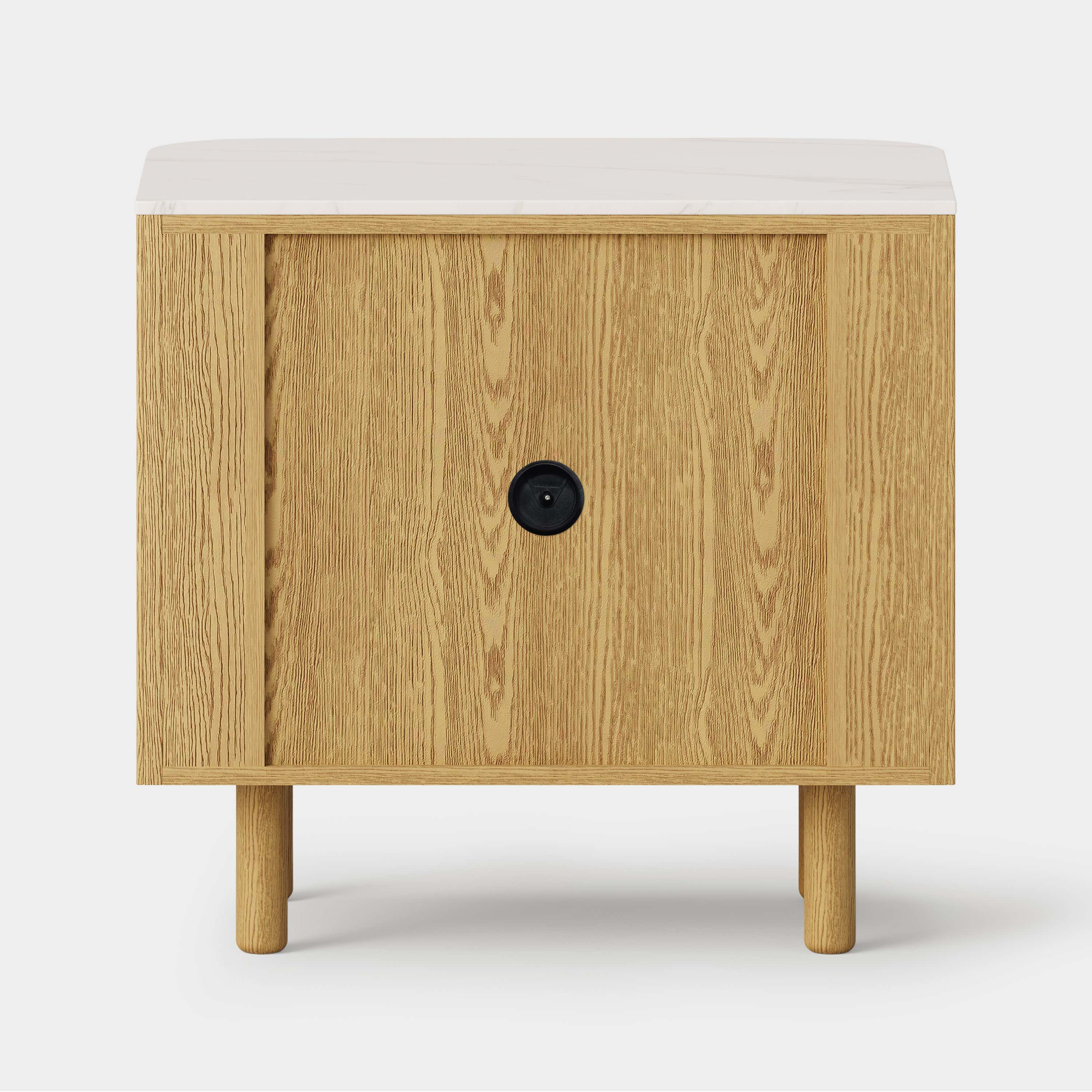 Charlie Sintered Stone Nightstand 26" W