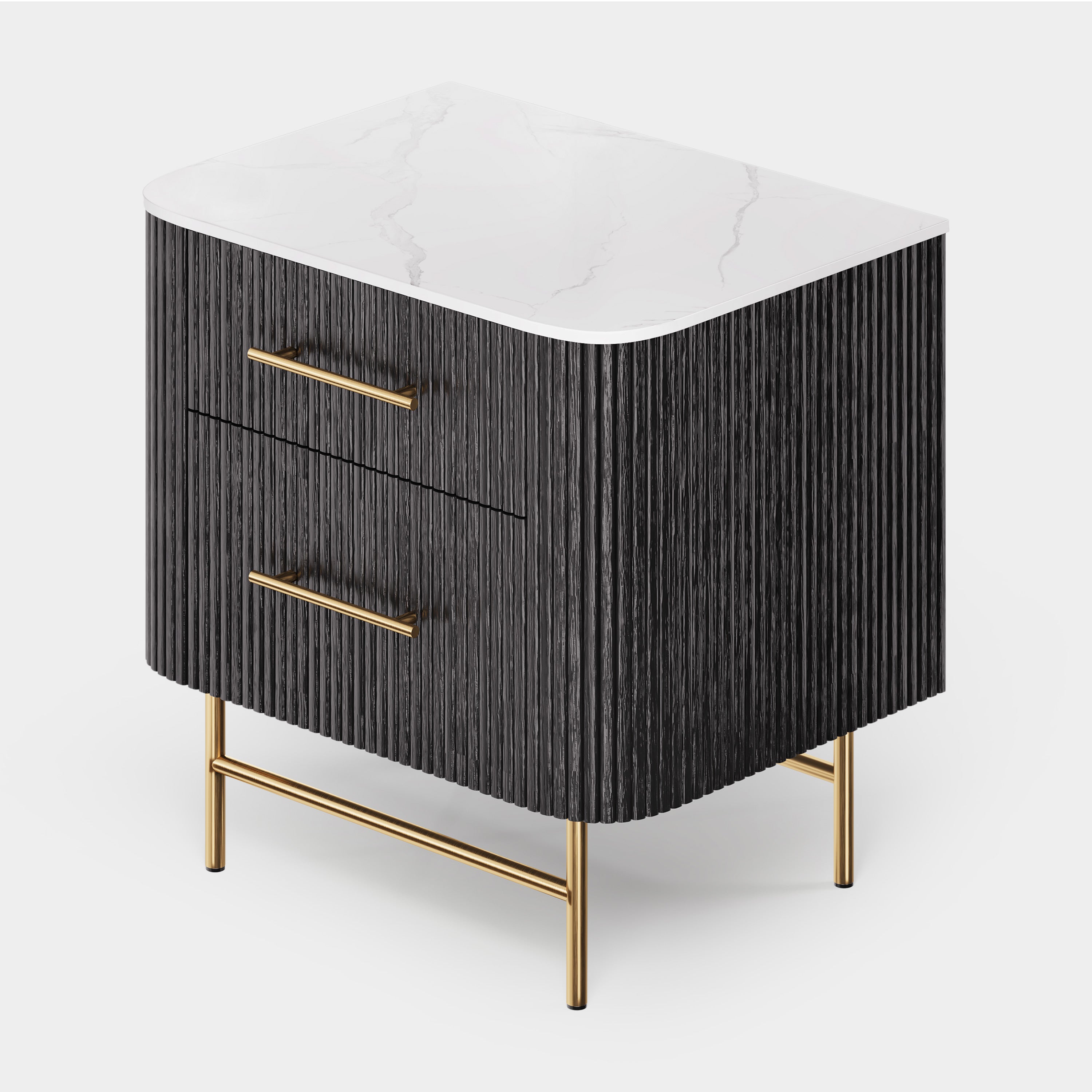 Ewan Sintered Stone Nightstand 26"W