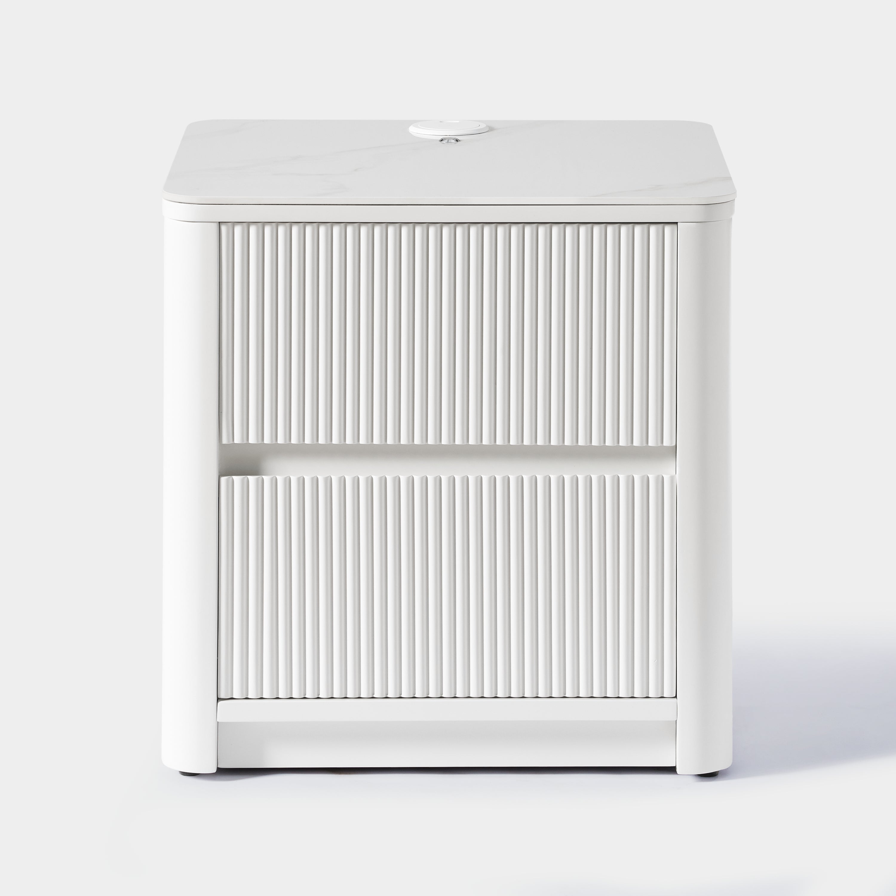 Celia Burnt Stone Nightstand 20"