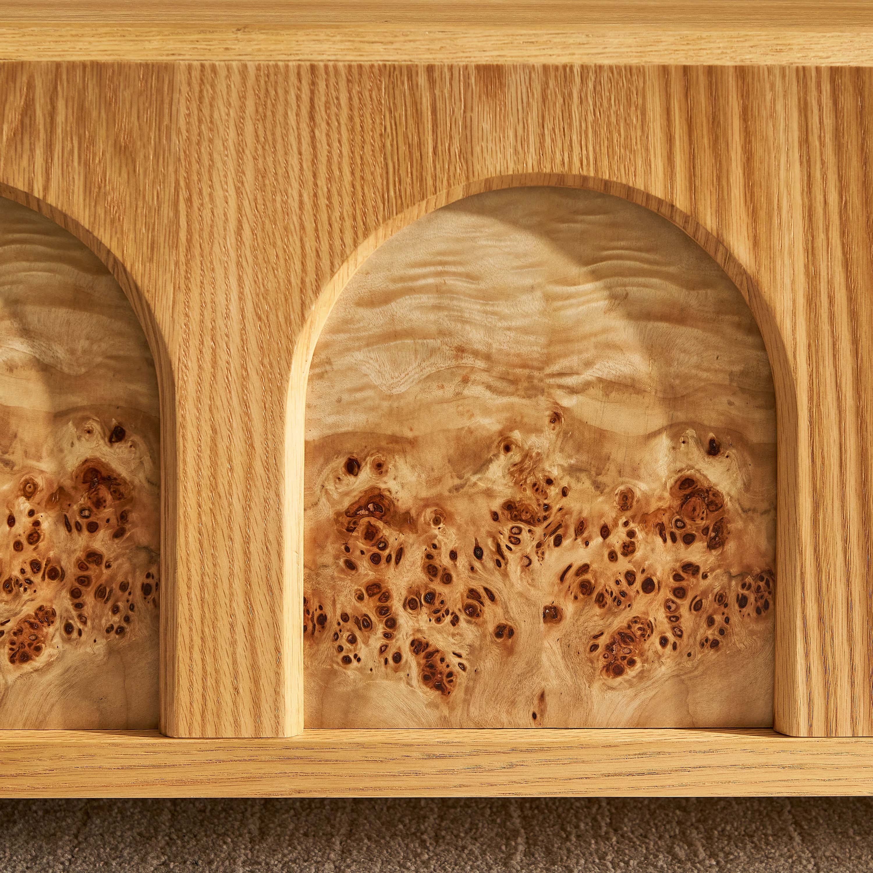 Aurora Oak Coffee Table 48"